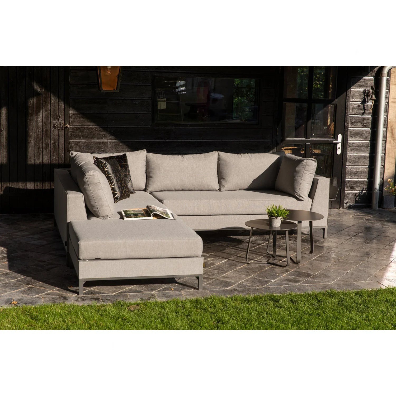Sicilie Garden Lounge Set Left Taupe