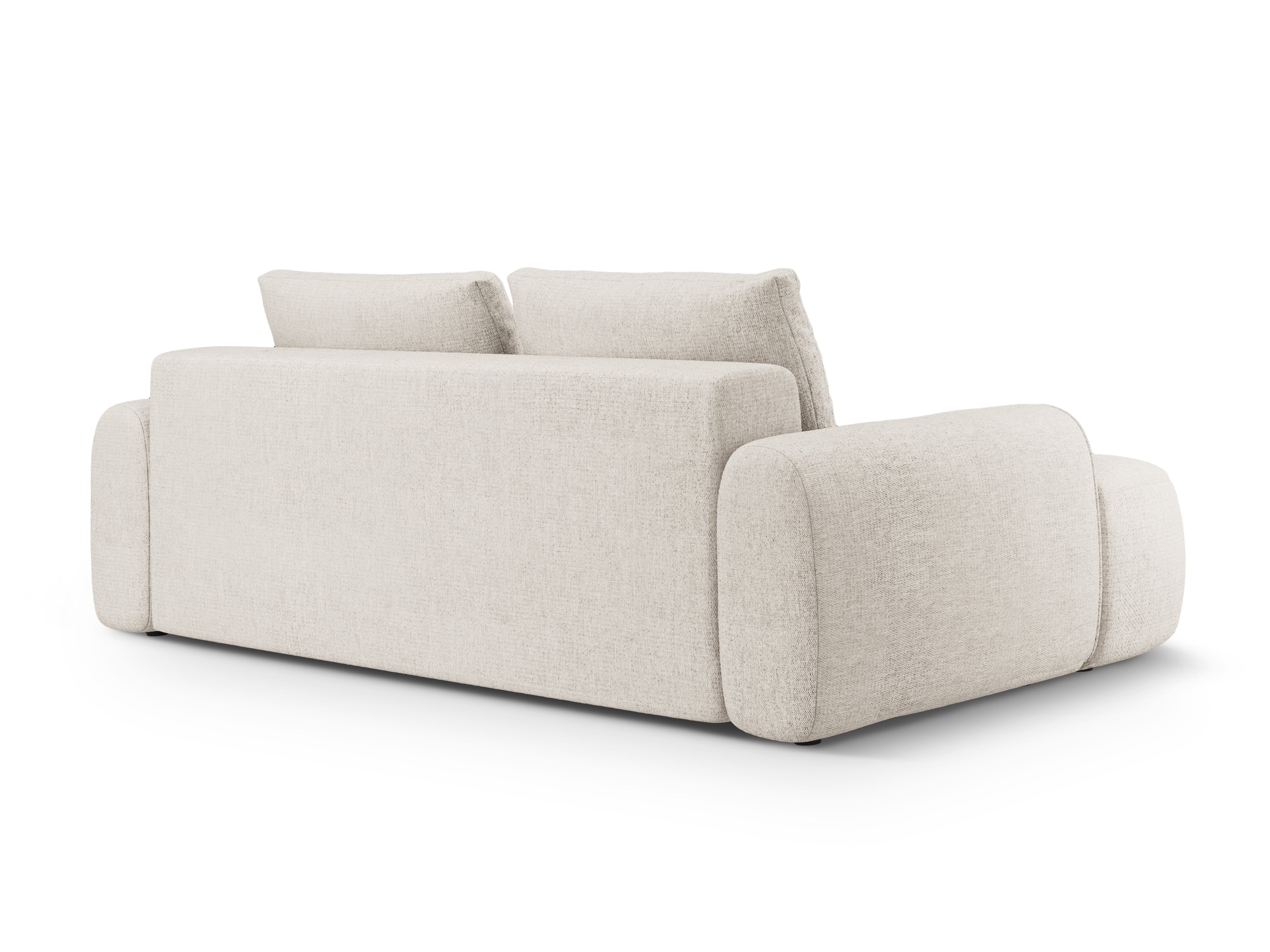 Sofa with sleeping function for 4 people LINZ cream