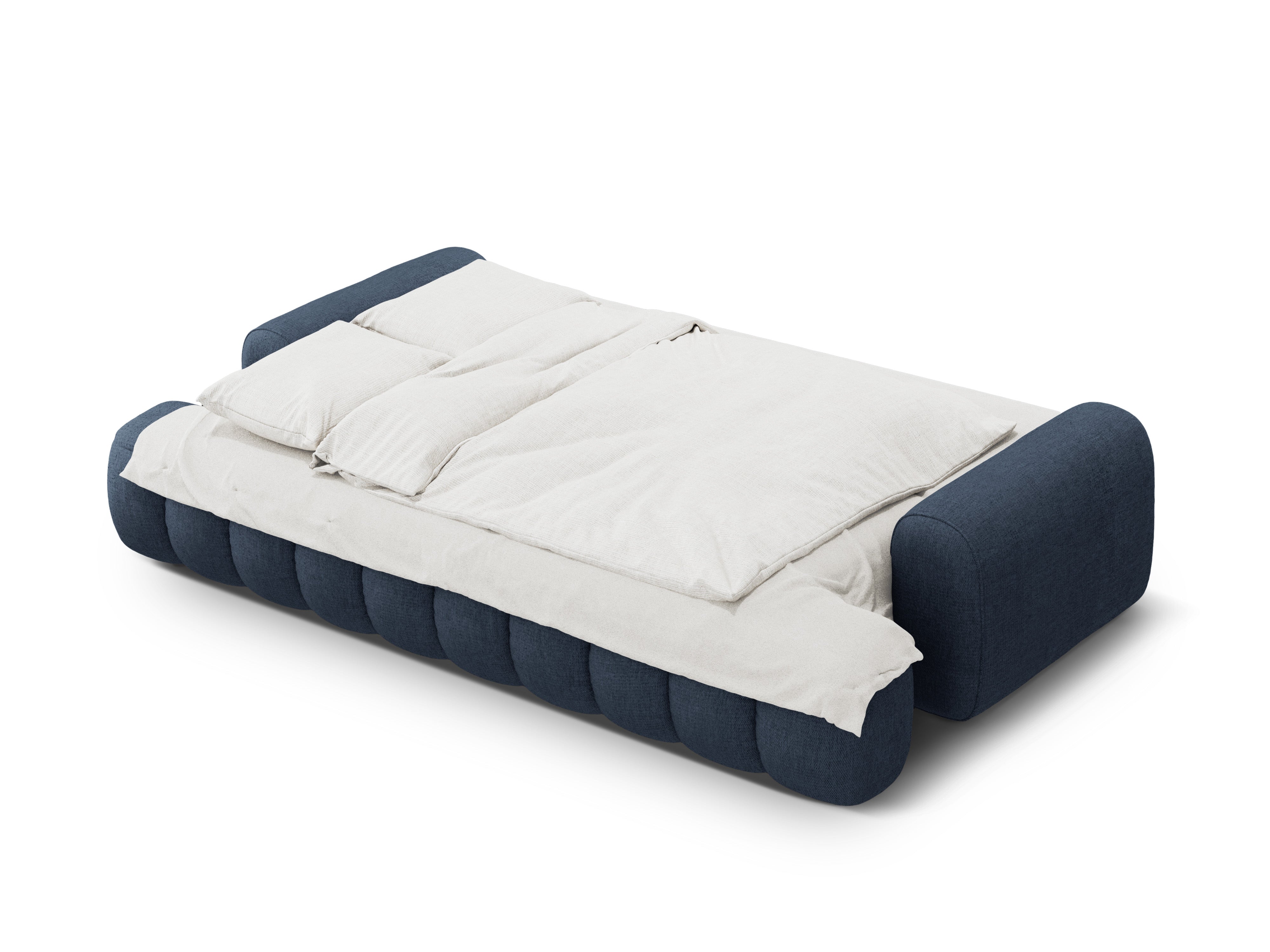 Sofa mit Schlaffunktion für 4 Personen LINZ blau