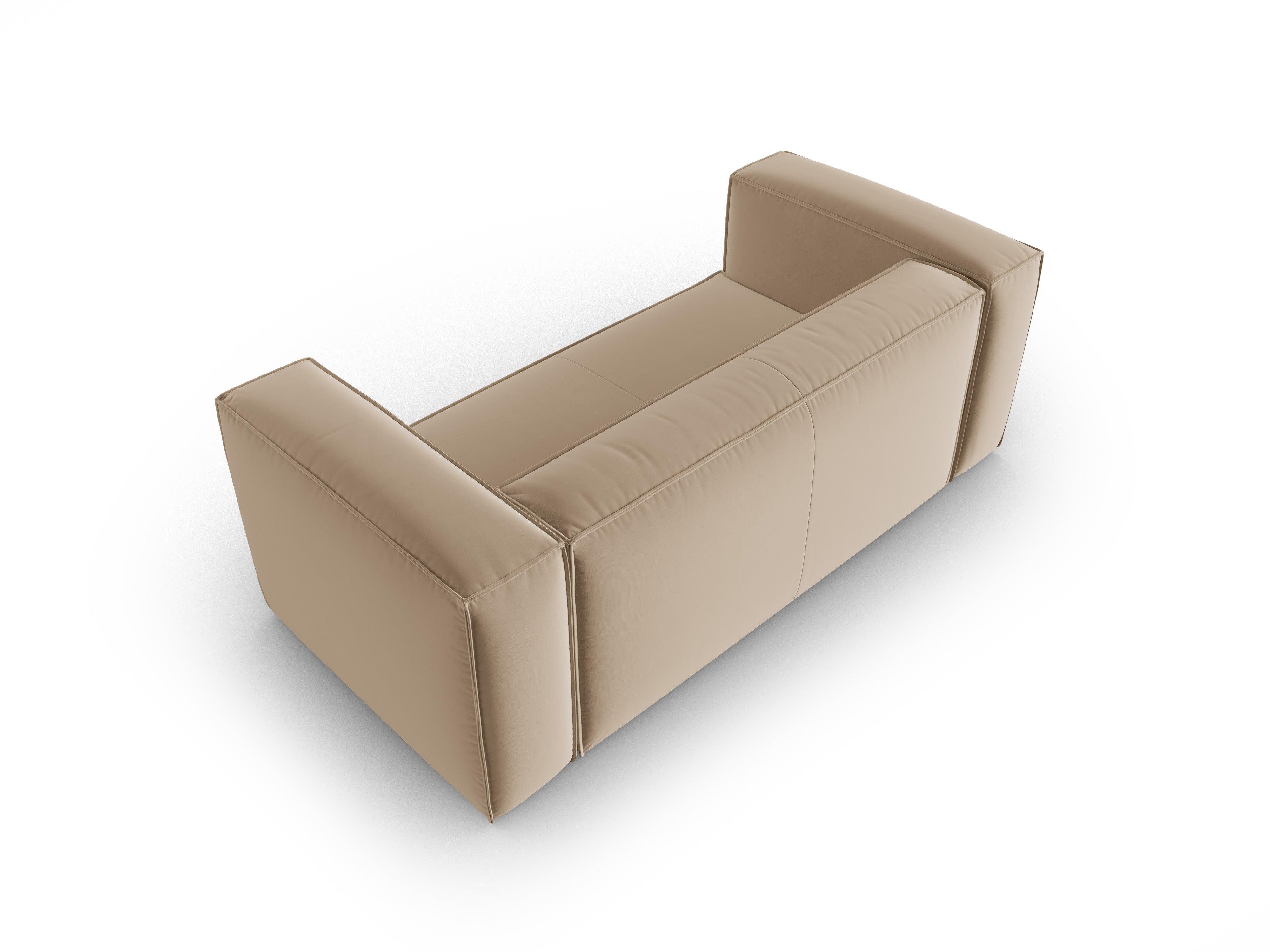 Samt 2-Sitzer-Sofa MACKAY sand