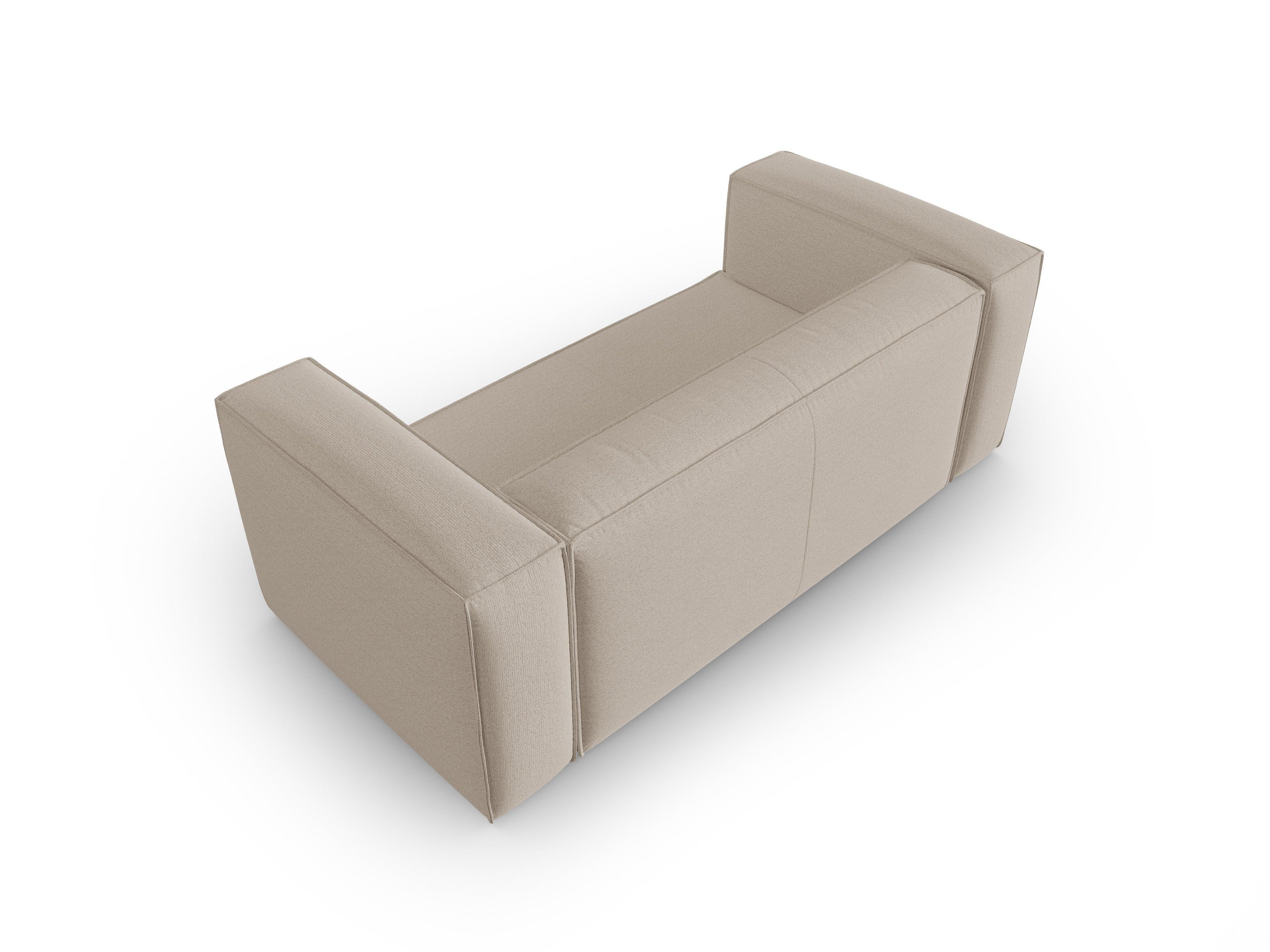 2-Sitzer-Sofa MACKAY beige Bouclé