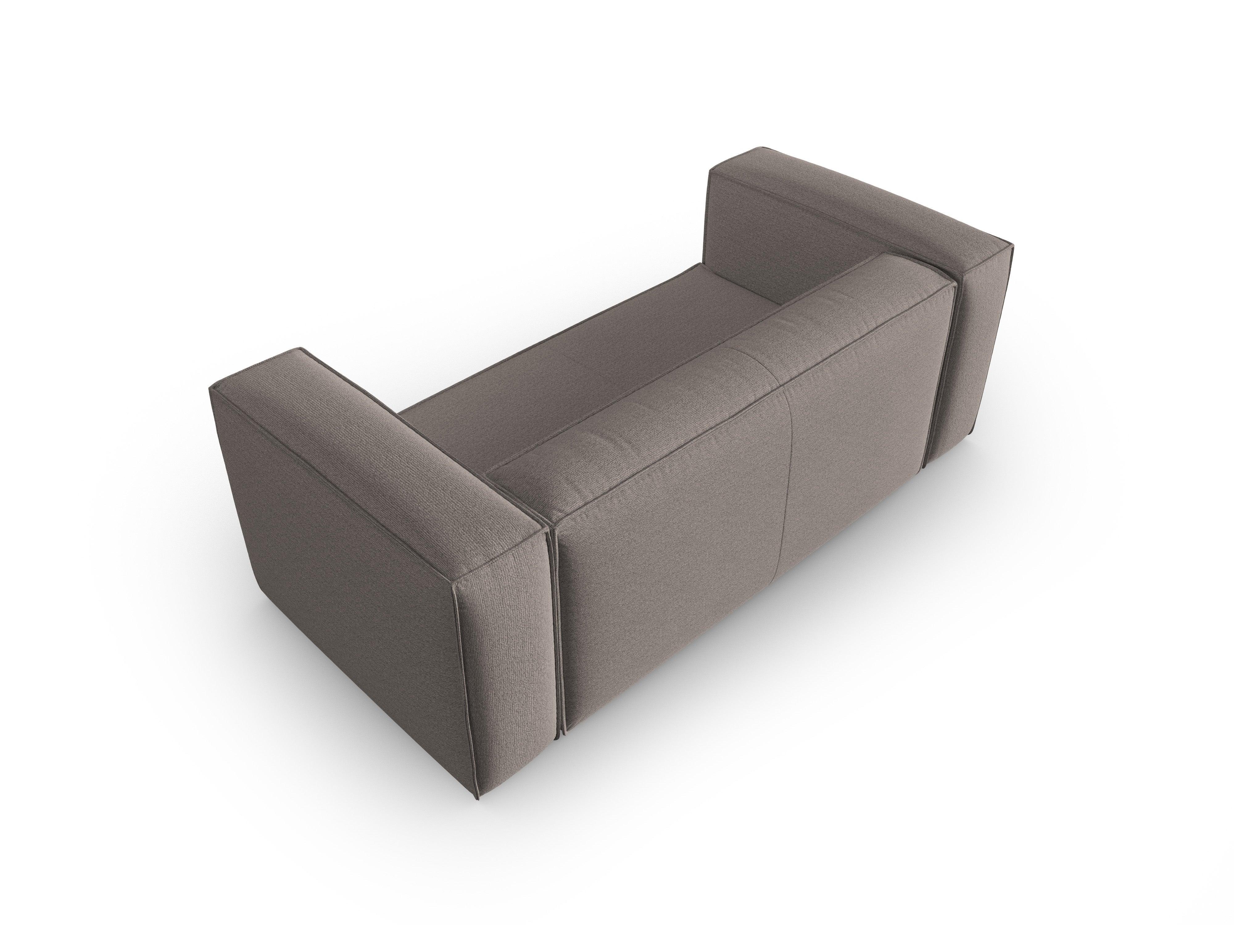 2-Sitzer-Sofa MACKAY Cappuccino Bouclé