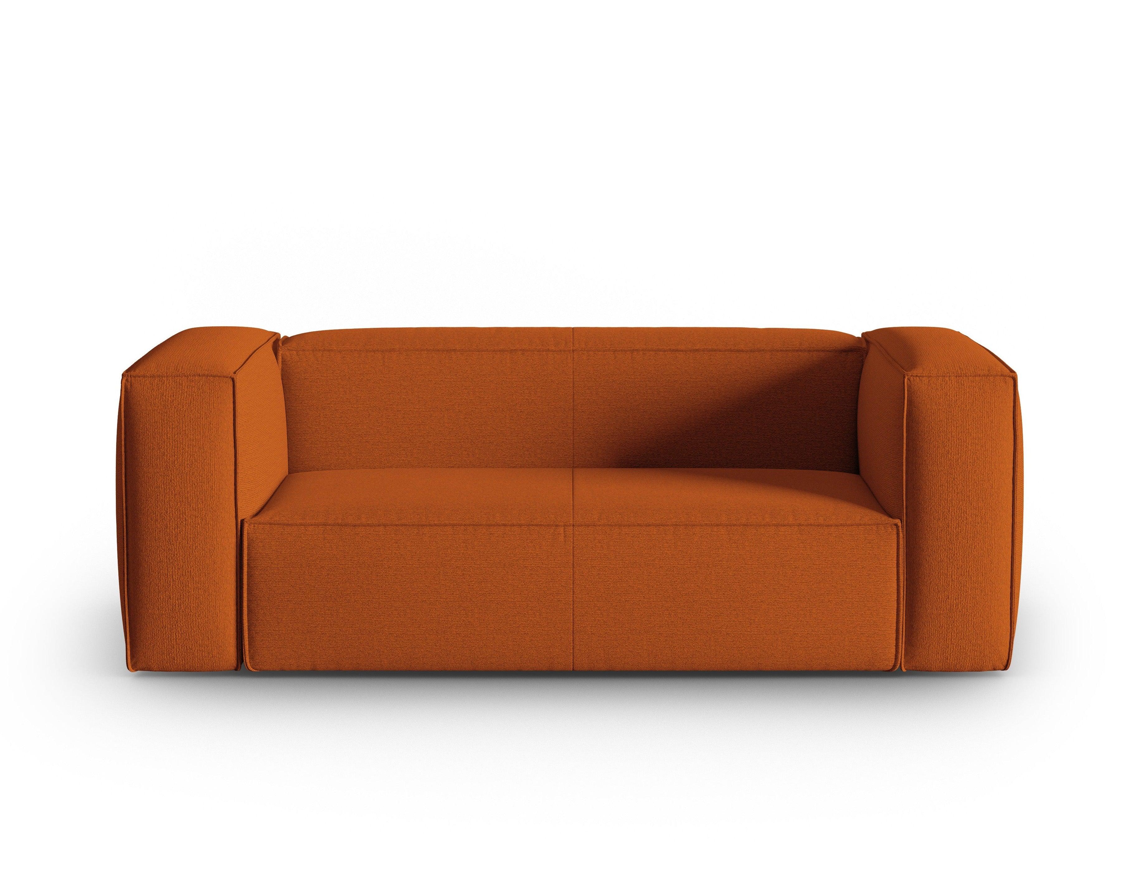 2-Sitzer-Sofa MACKAY Terrakotta-Bouclé