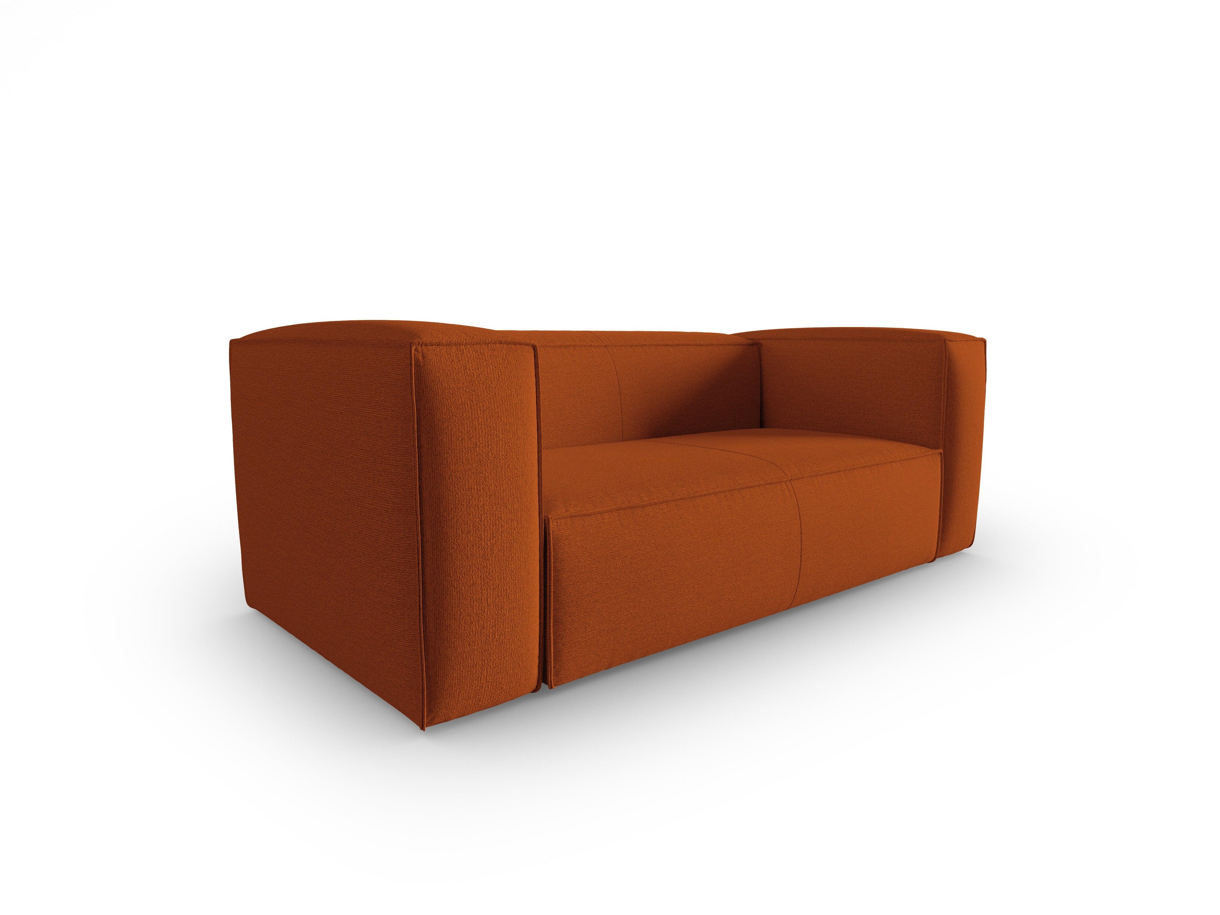 2-Sitzer-Sofa MACKAY Terrakotta-Bouclé