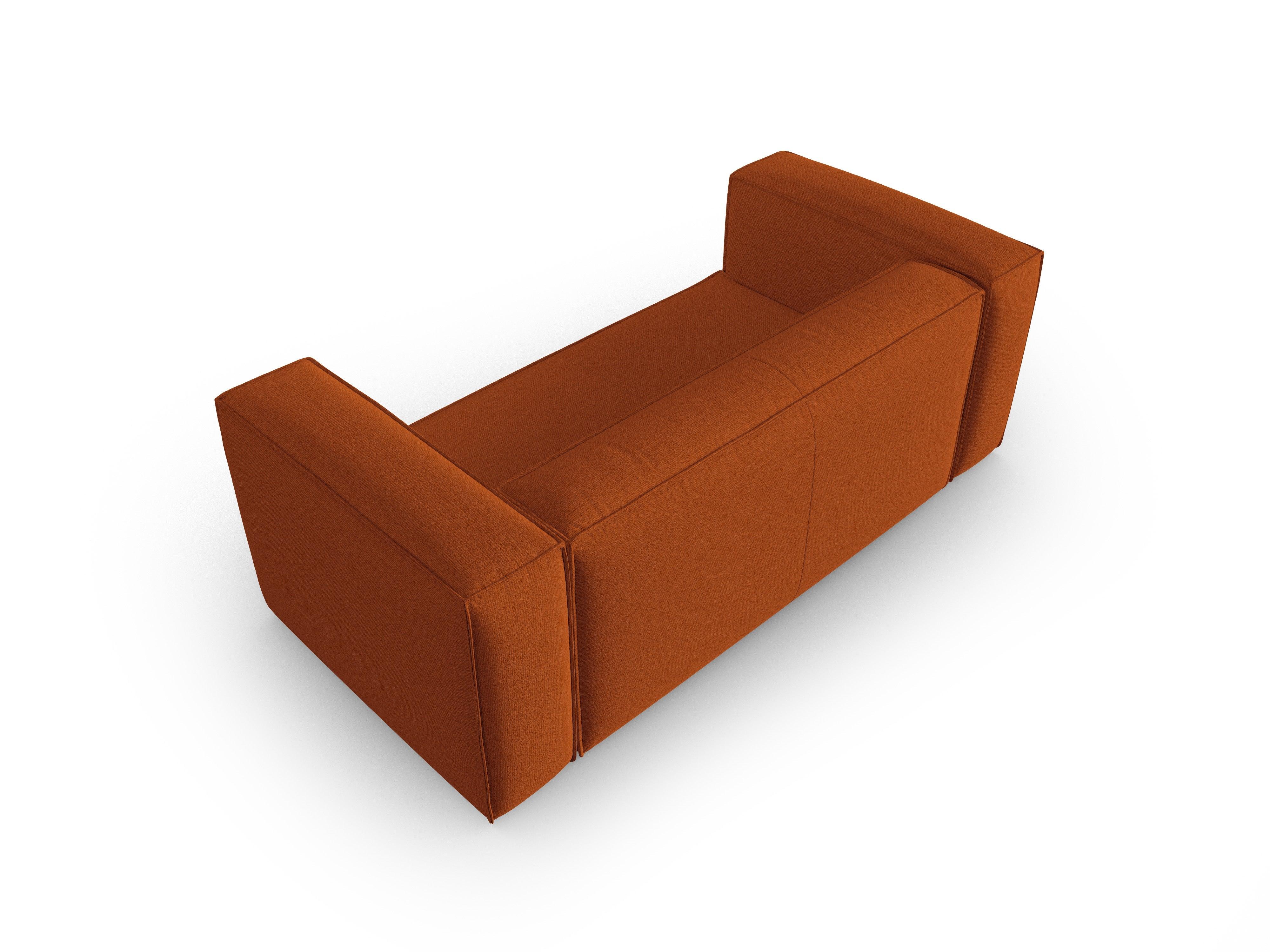 2-Sitzer-Sofa MACKAY Terrakotta-Bouclé