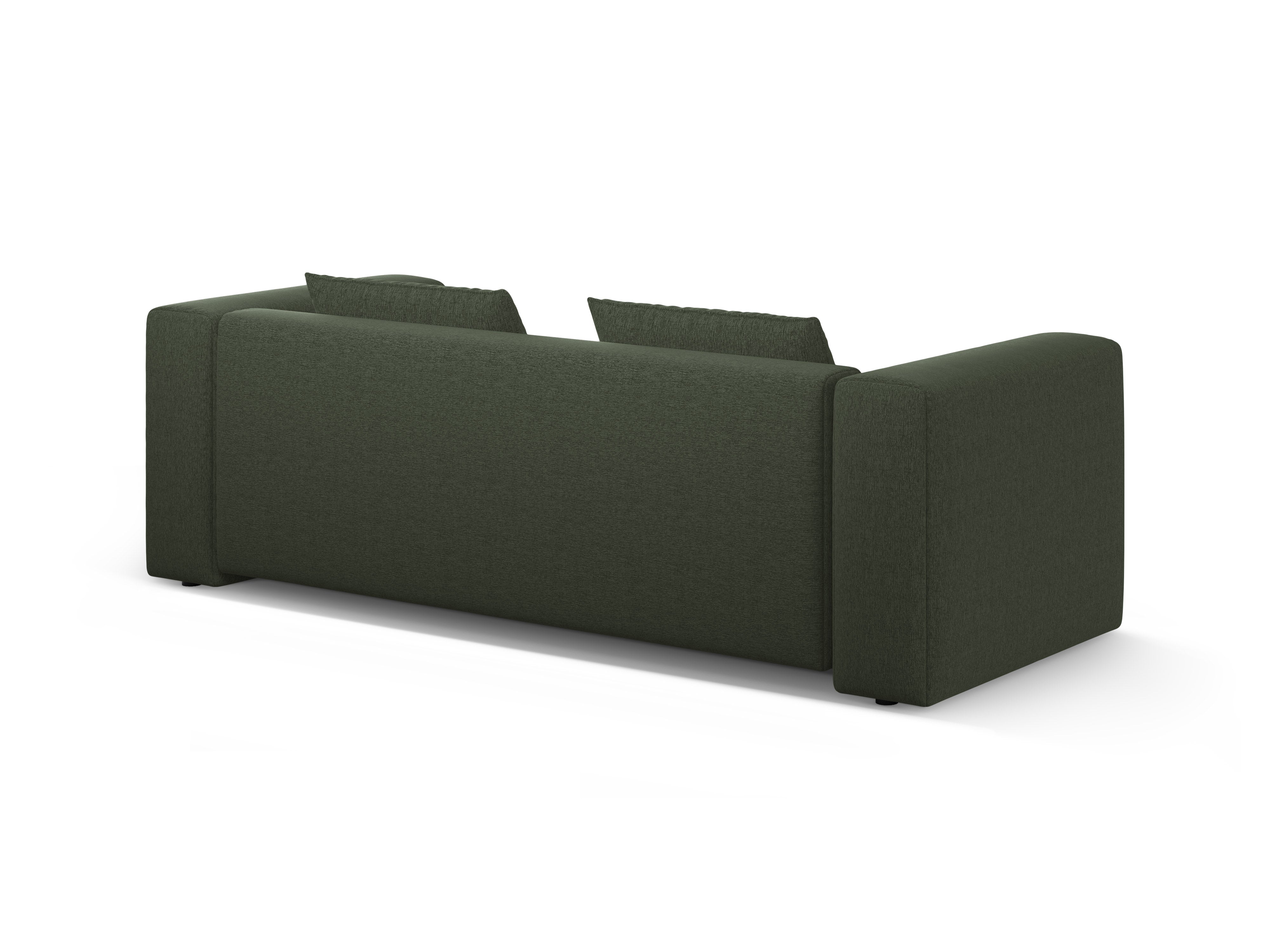 Sofa für 3 Personen mit Schlaffunktion VERONA olivgrün