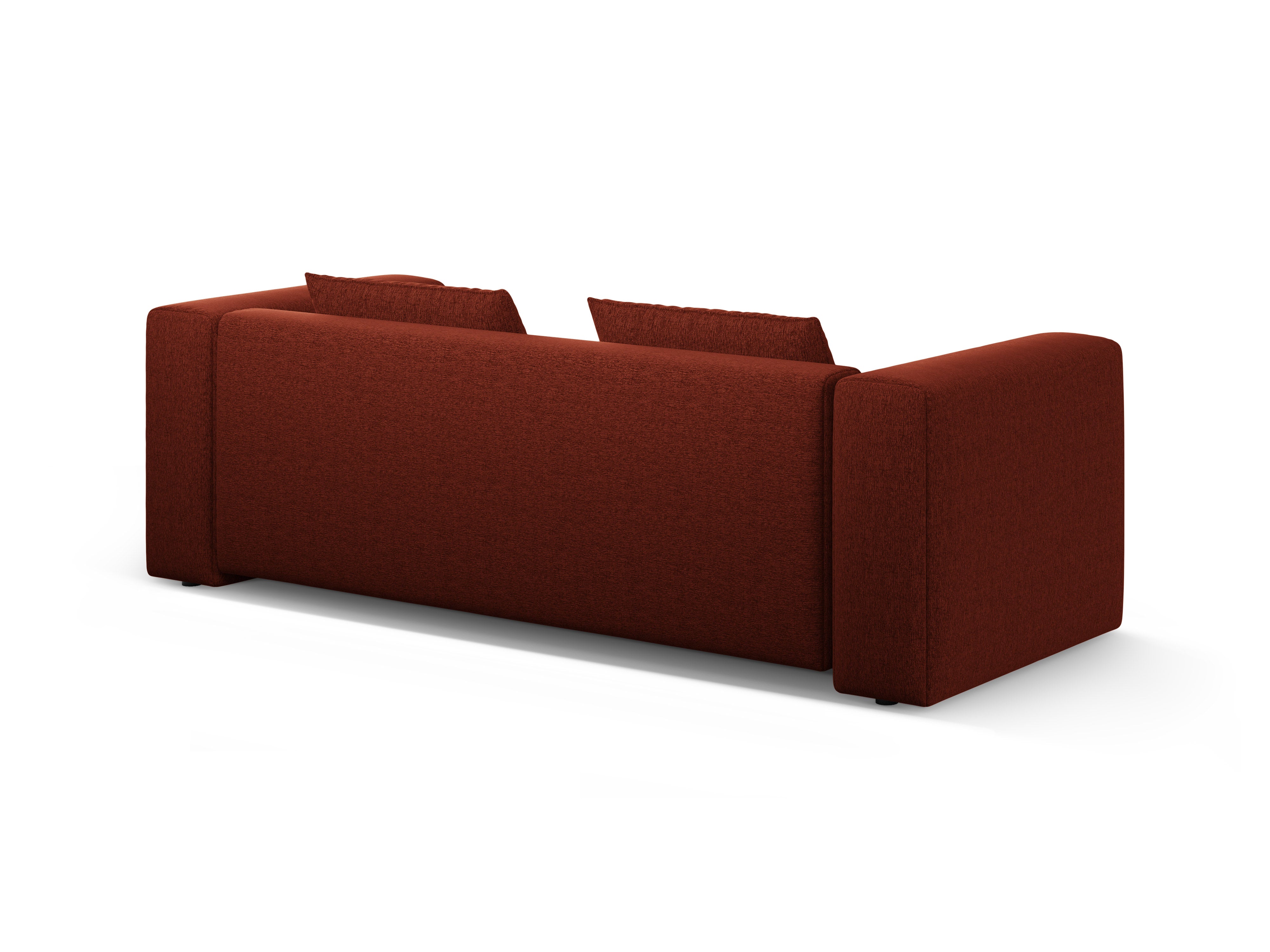 Sofa für 3 Personen mit Schlaffunktion VERONA korallenrot