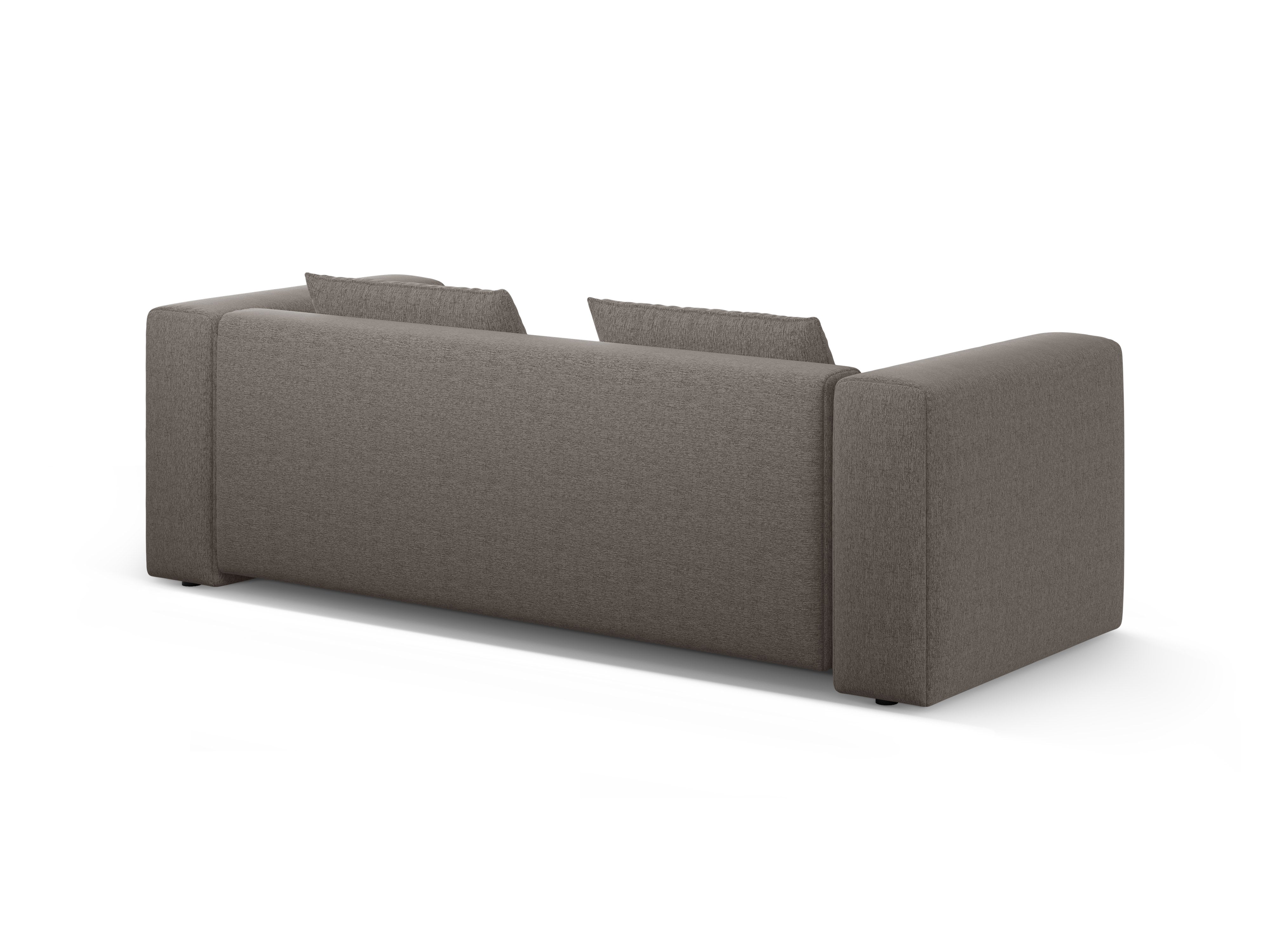 Sofa für 3 Personen mit Schlaffunktion VERONA warmgrau