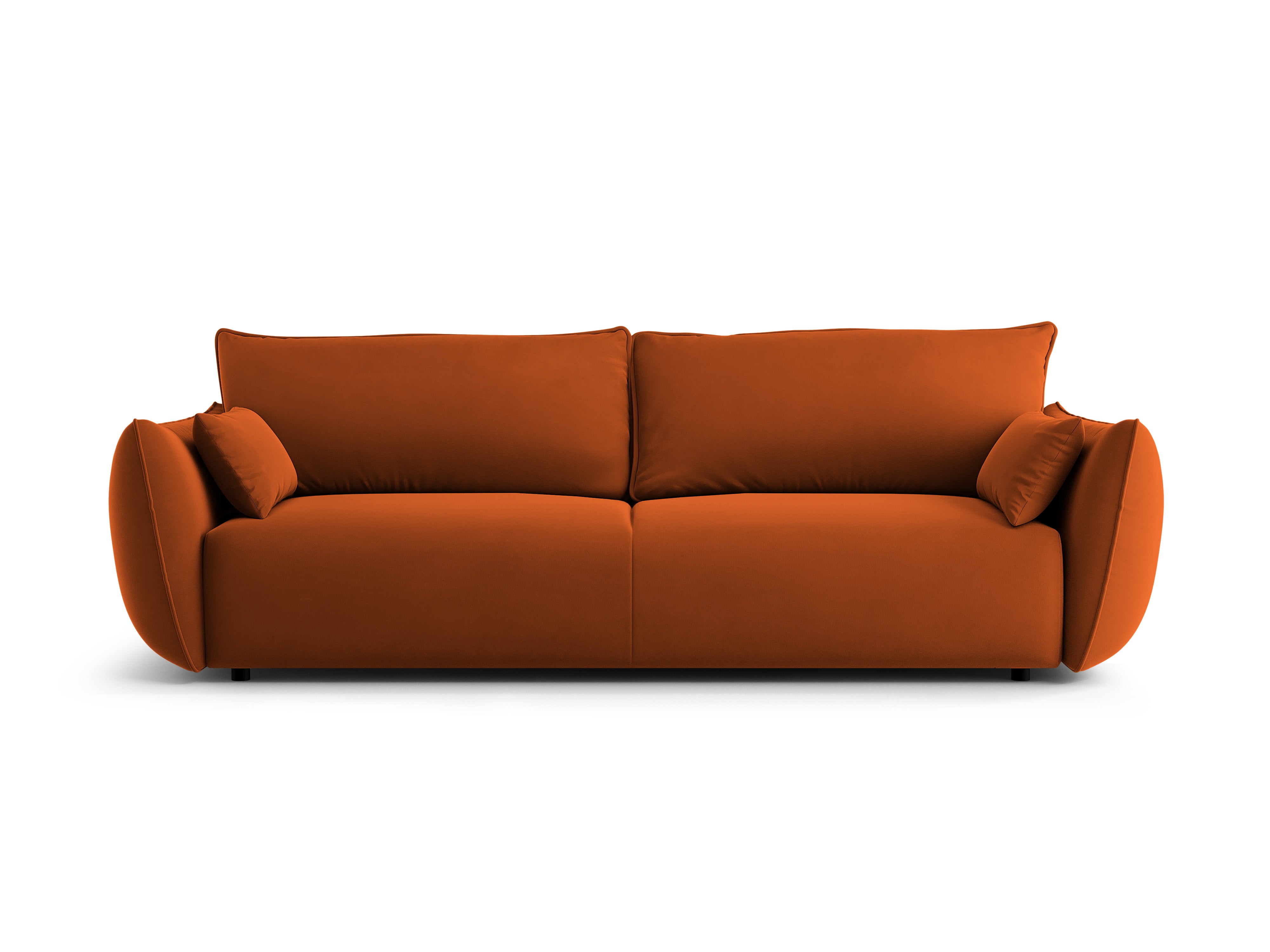 Velvet sofa with a sleeping function MATERA brick