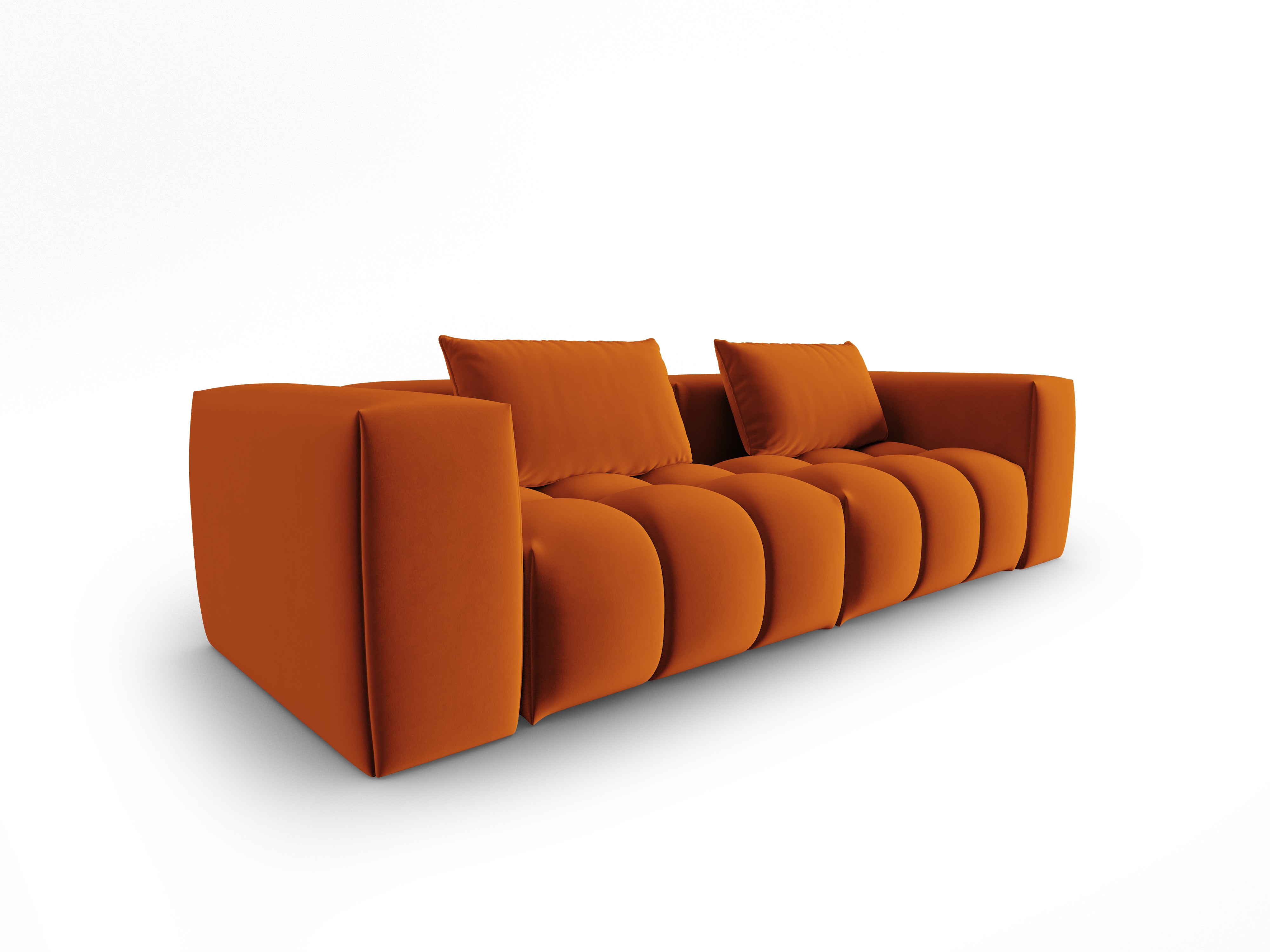 Velvet Sofa for 3 VERONA Brick