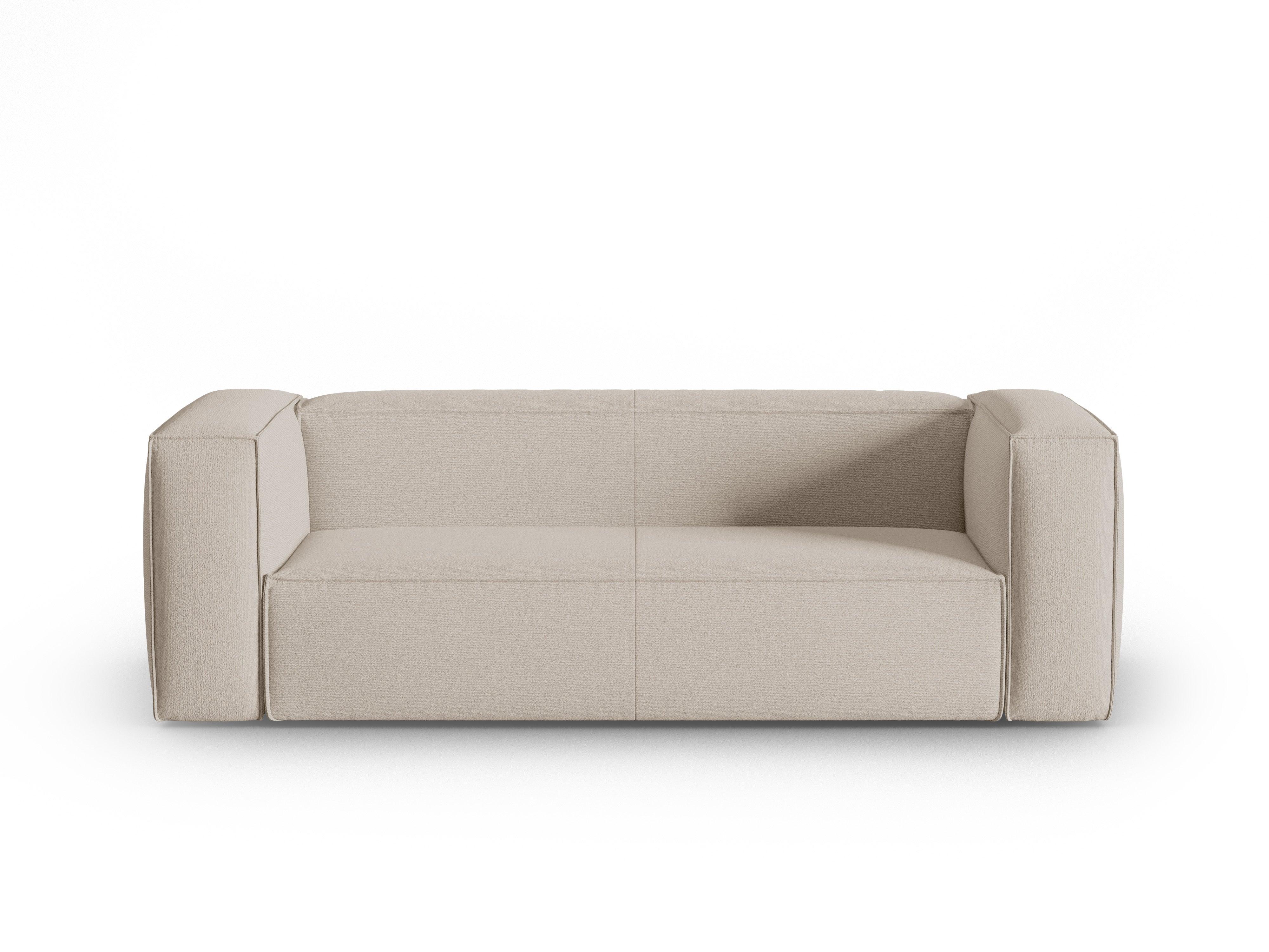 3-Sitzer-Sofa MACKAY beige Bouclé