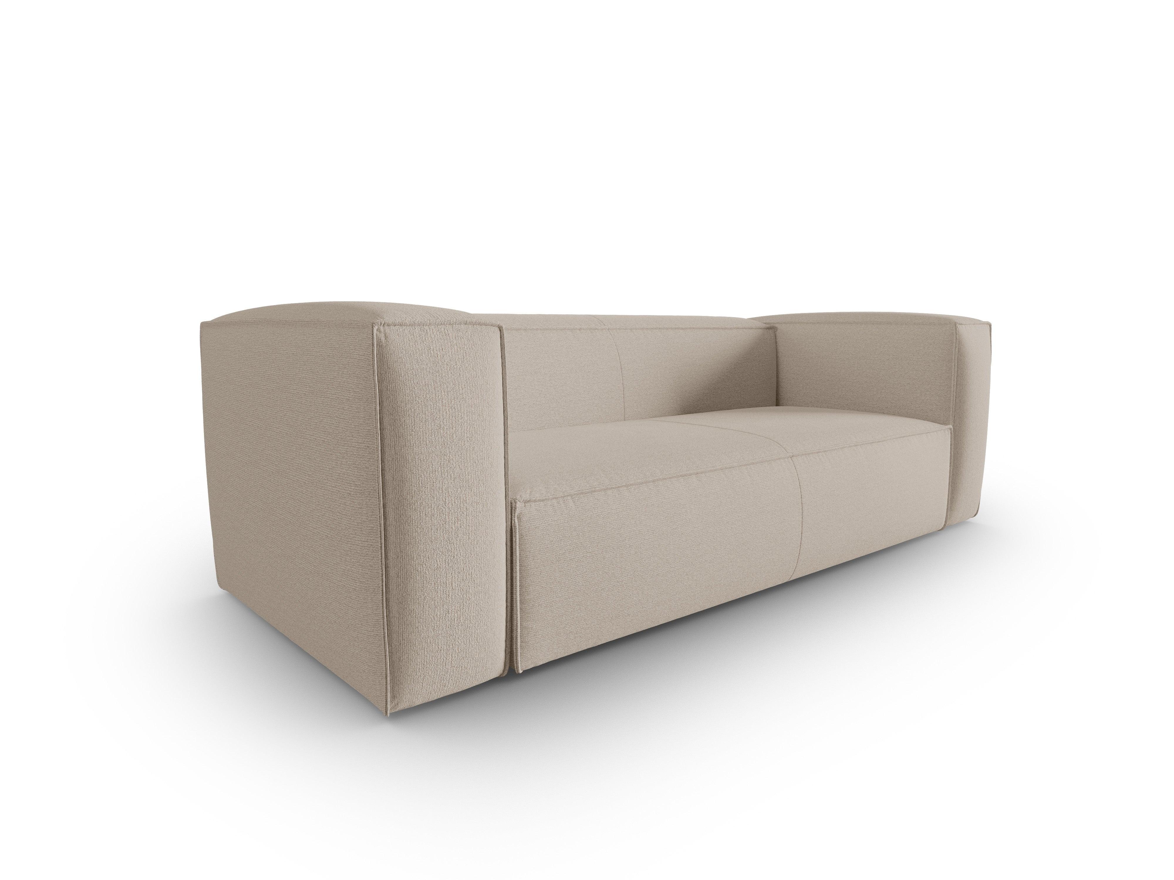 3-Sitzer-Sofa MACKAY beige Bouclé