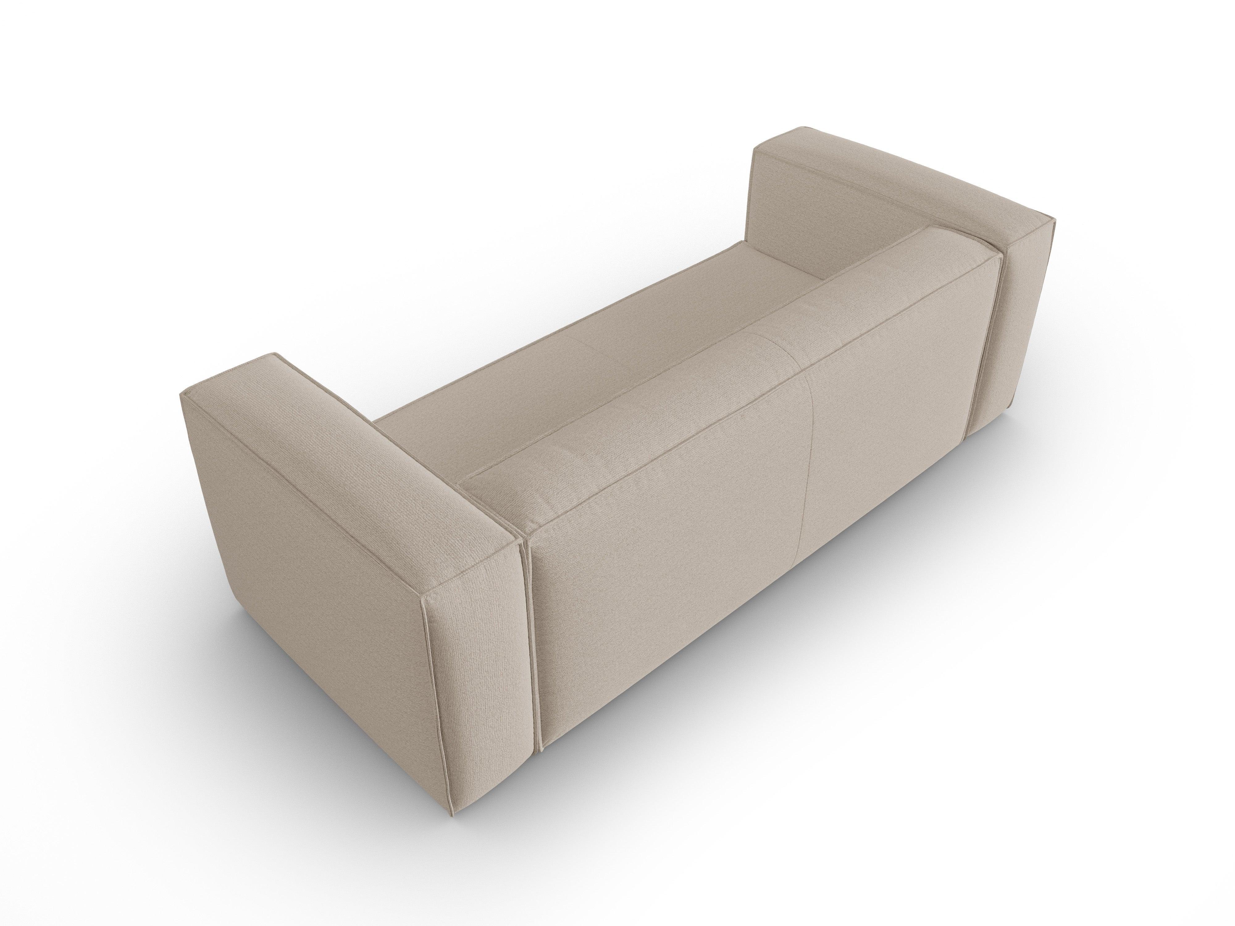 3-Sitzer-Sofa MACKAY beige Bouclé