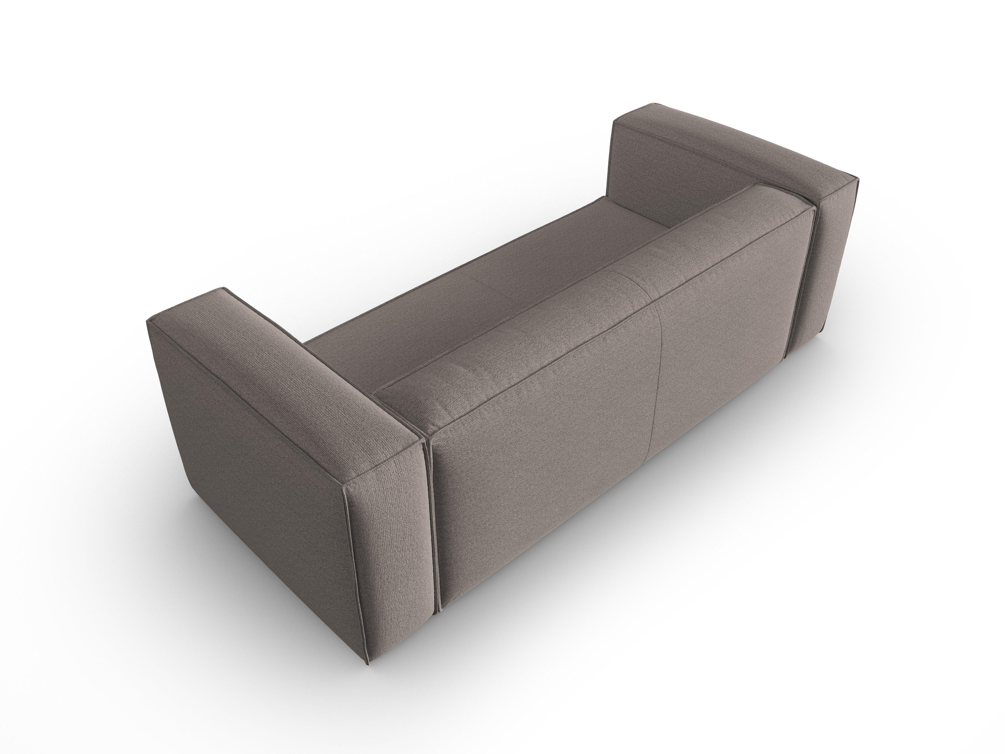 3-Sitzer-Sofa MACKAY Cappuccino Bouclé