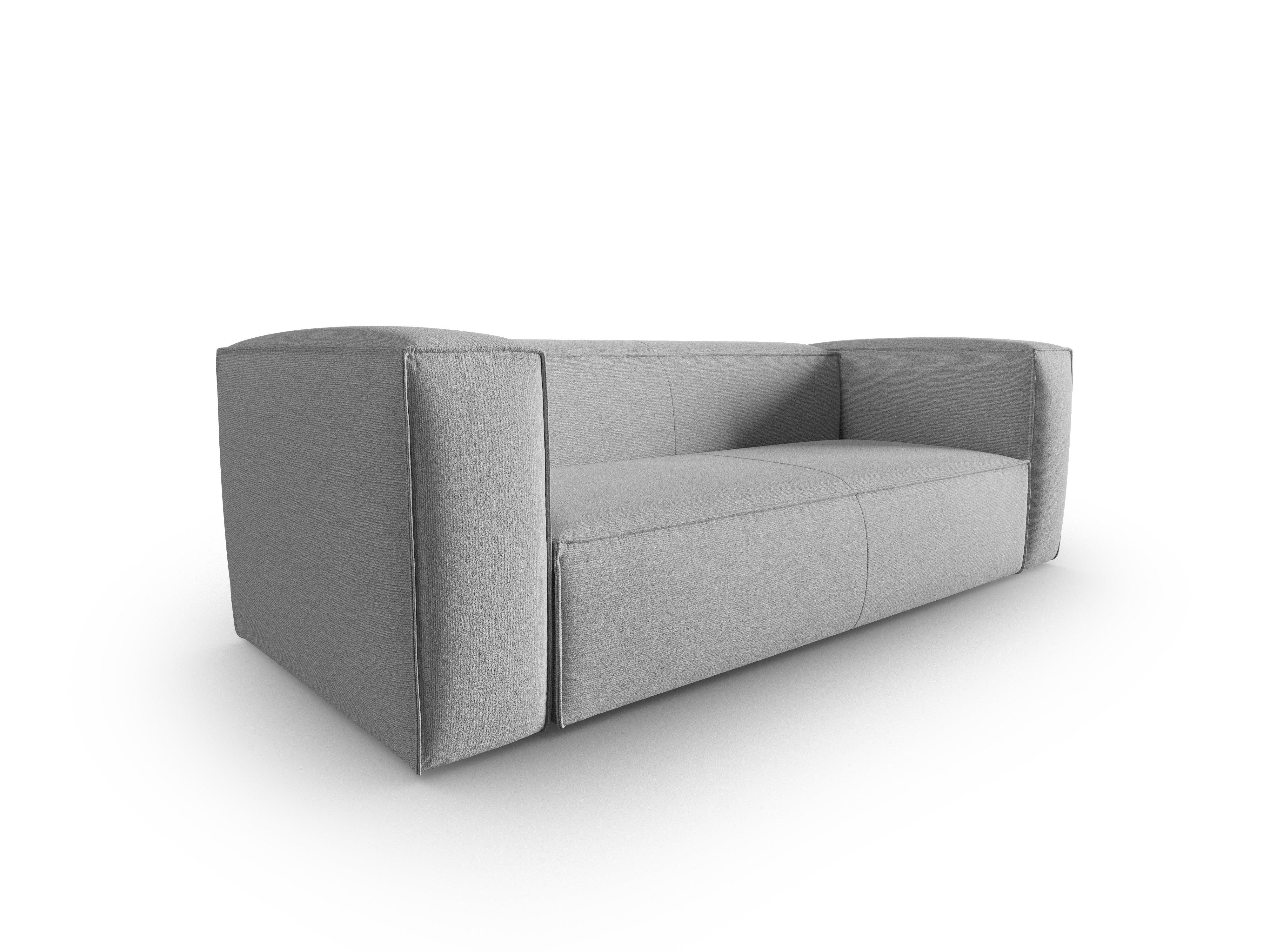 3-Sitzer-Sofa MACKAY grau Bouclé