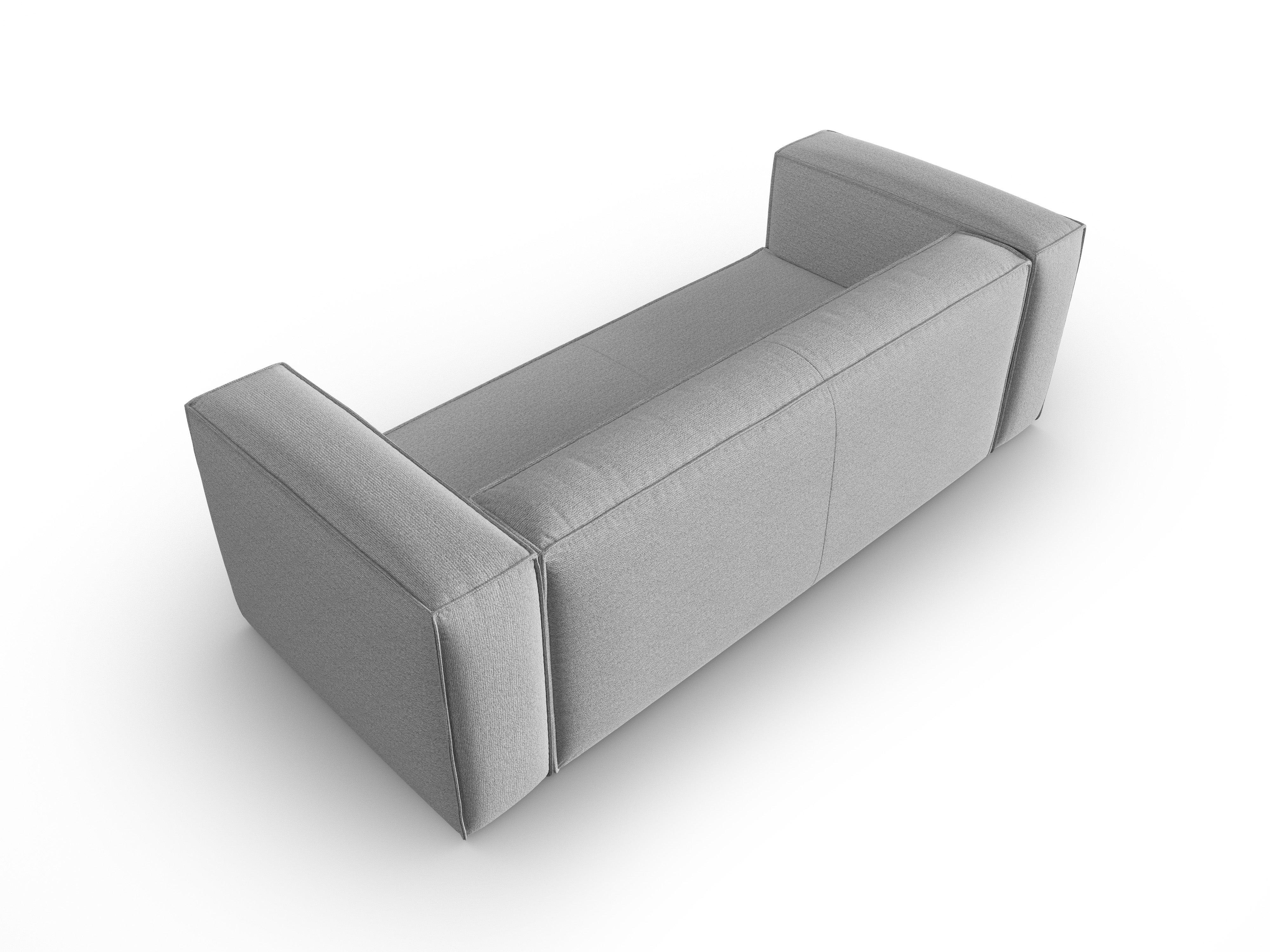 3-Sitzer-Sofa MACKAY grau Bouclé