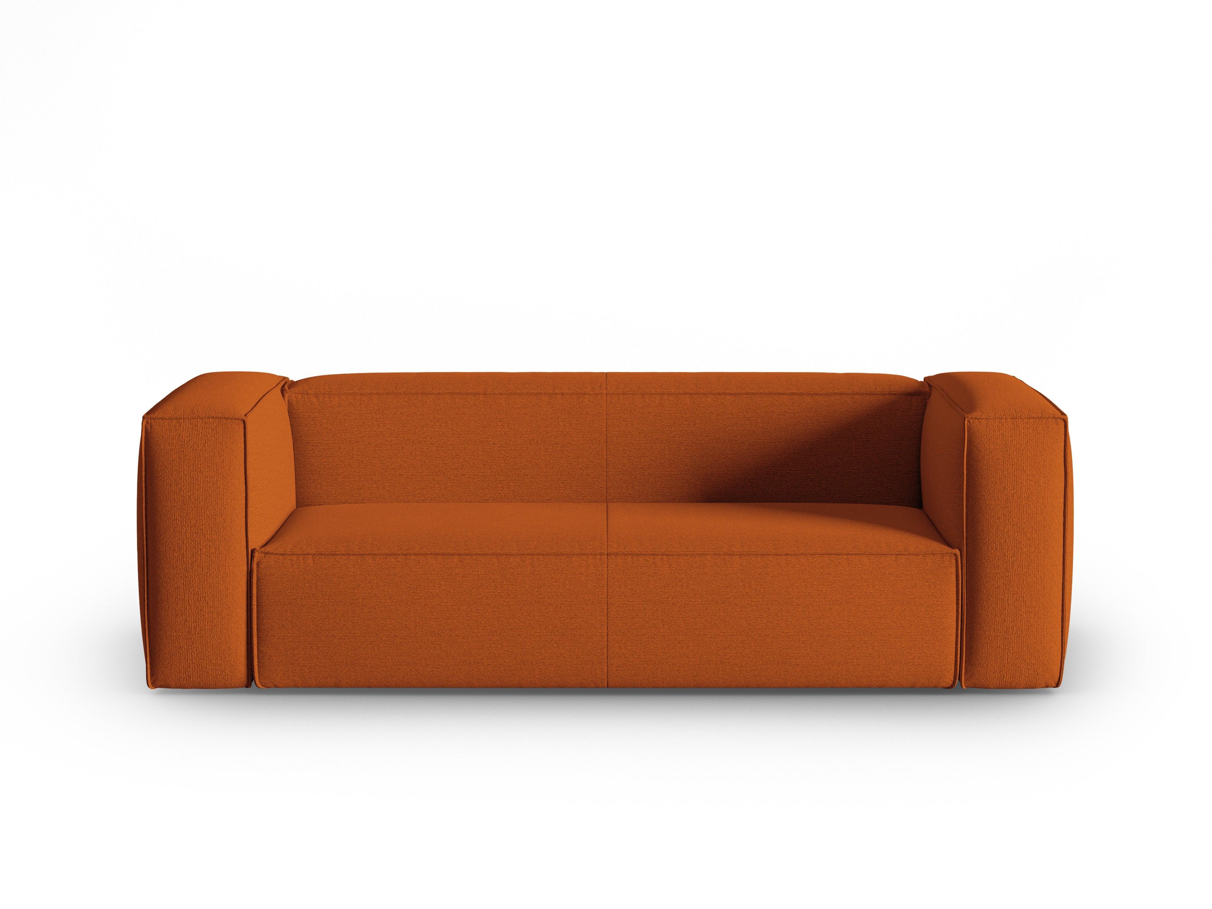 3-Sitzer-Sofa MACKAY Terrakotta-Bouclé