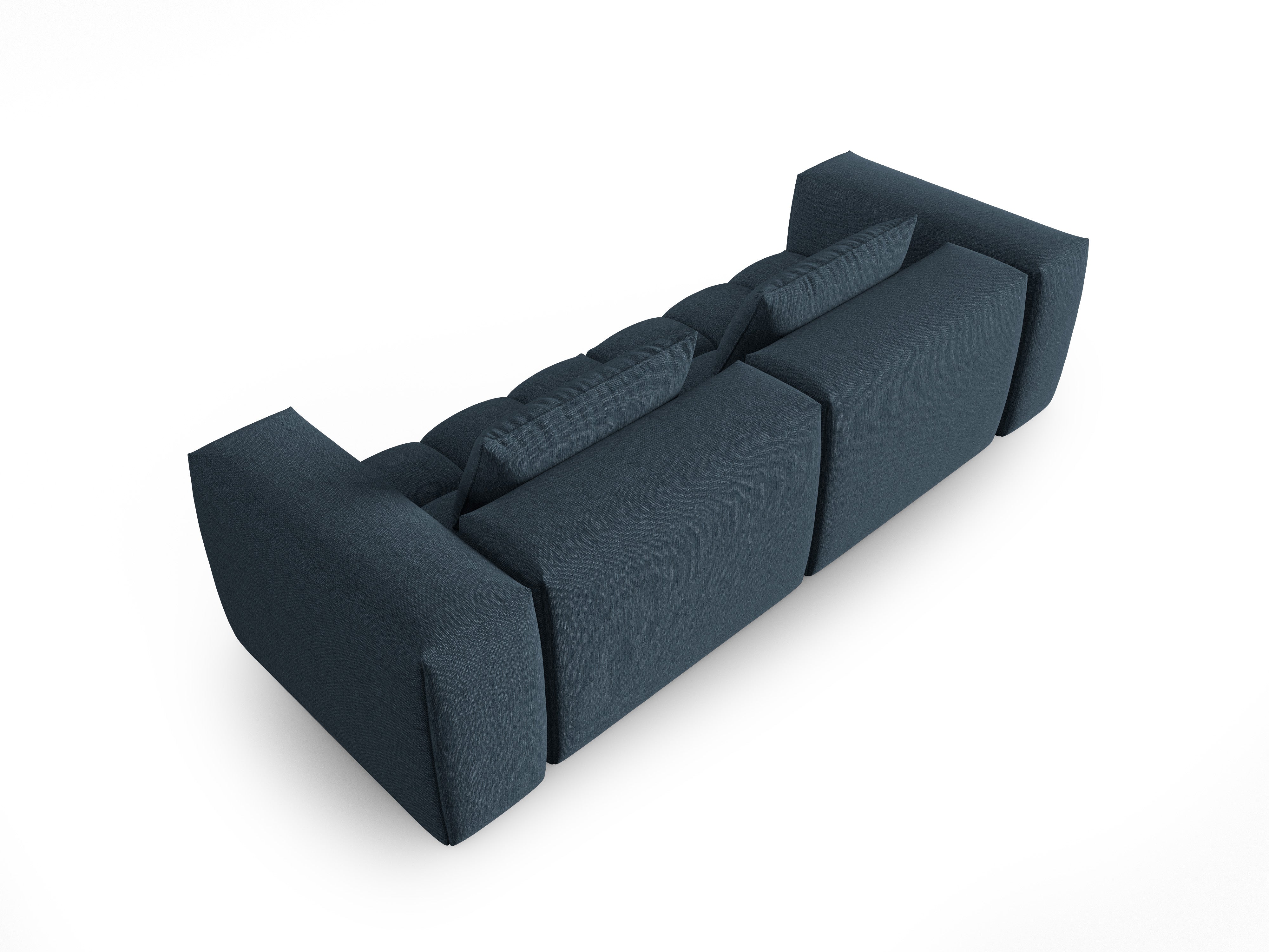 Sofa 3-sitzig VERONA dunkelblau
