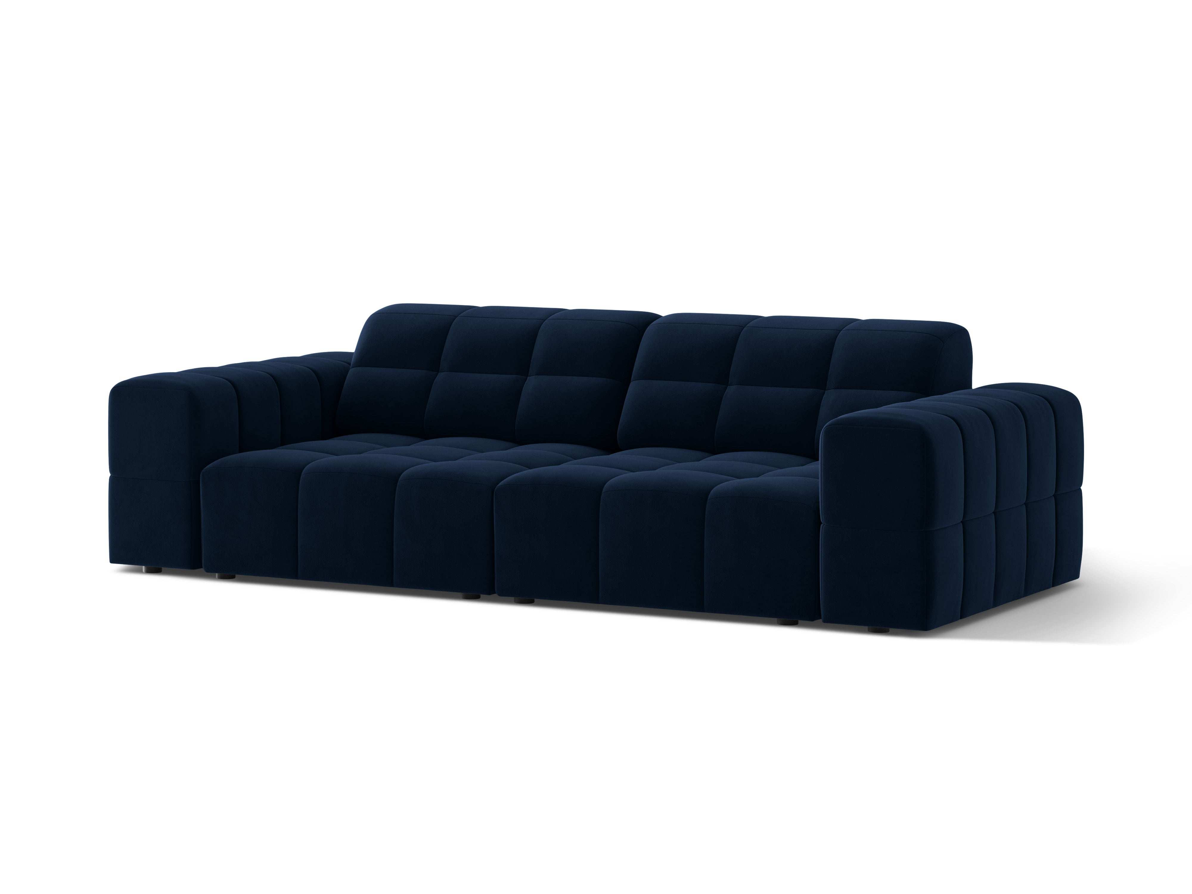 3-Sitzer-Samtsofa Chicago Royal Granatapfel