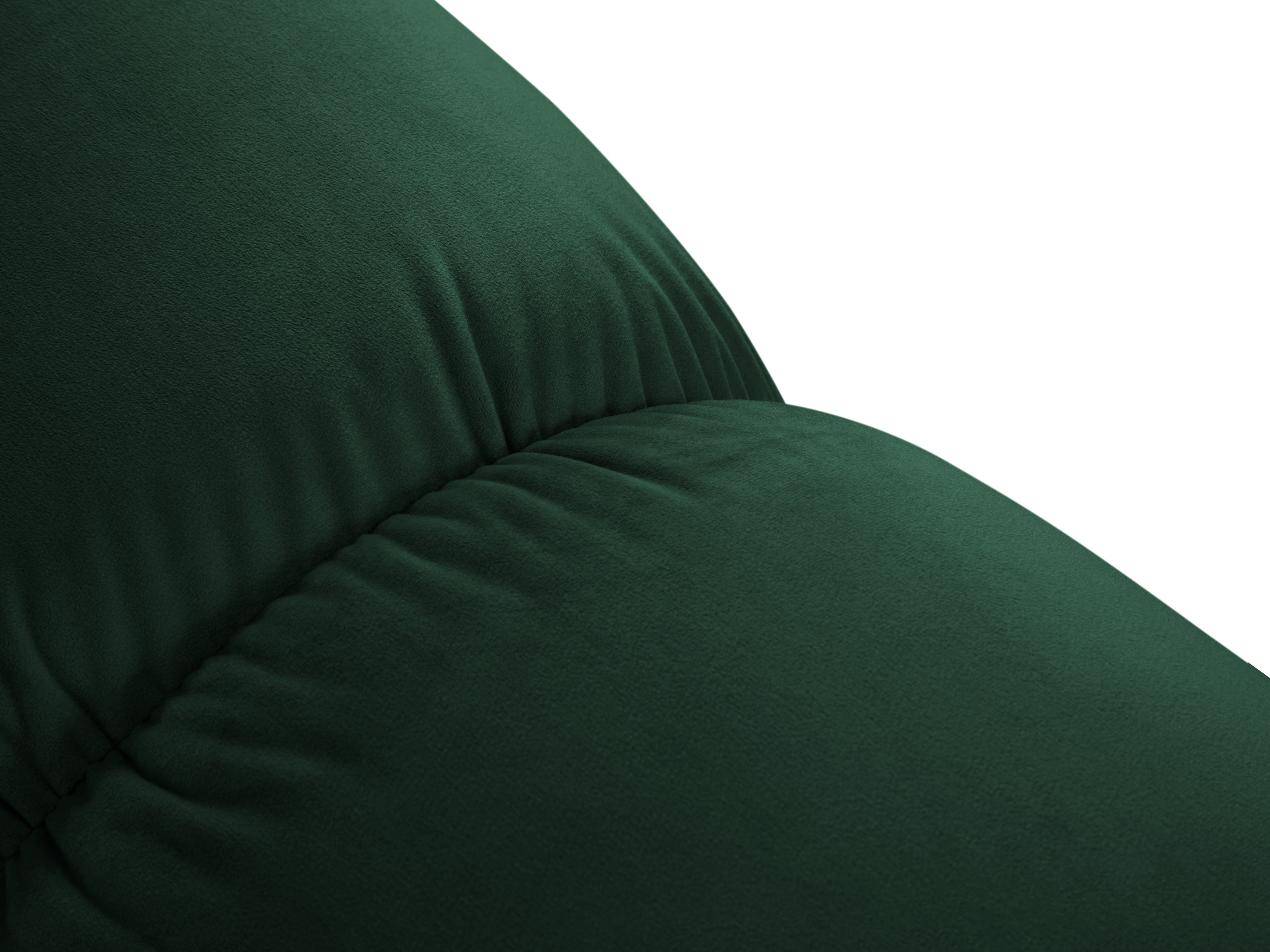 CORTINA velvet 3-seater sofa bottle green [ewelina] [Amelia spr]