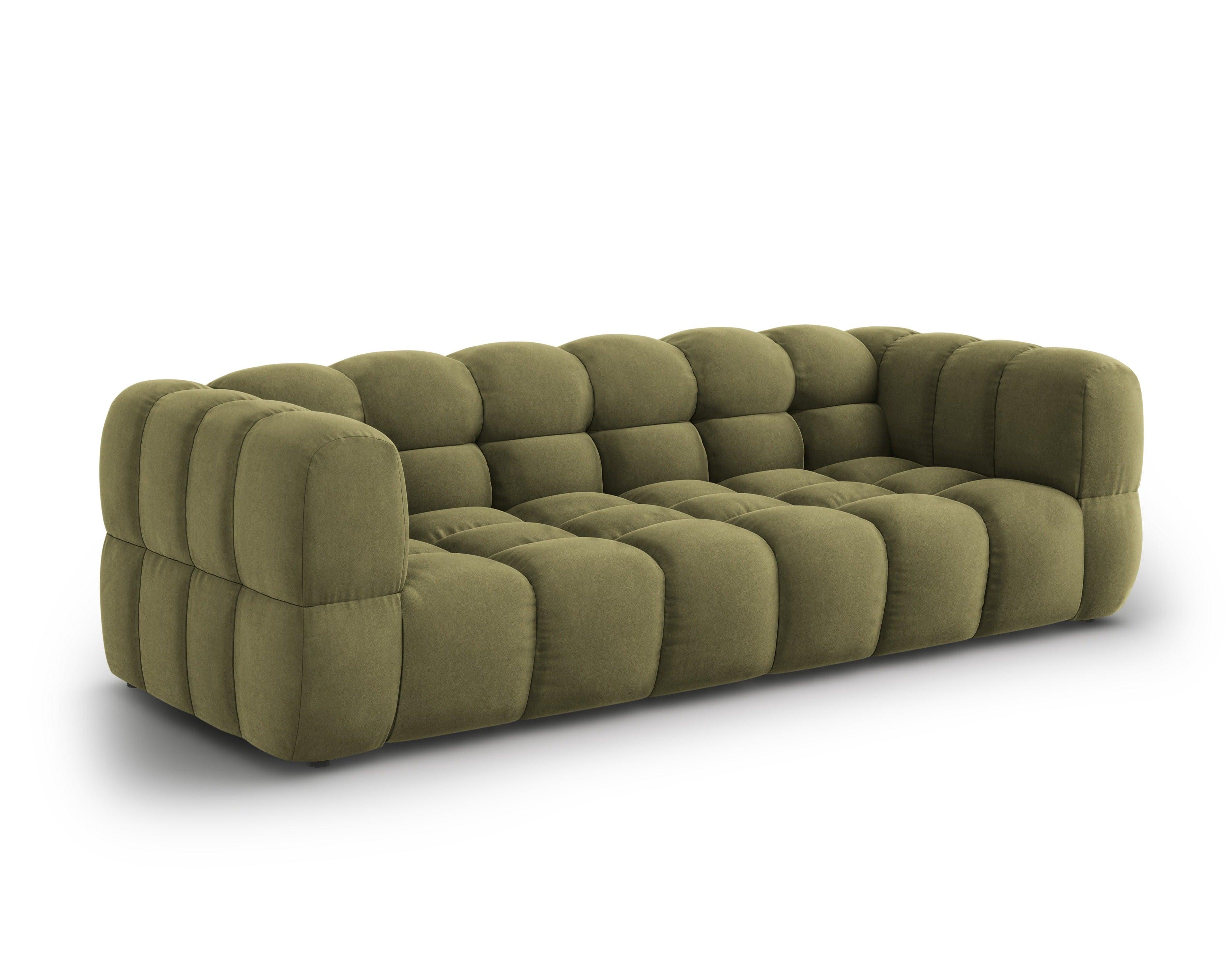 Sofa aksamitna 4-osobowa SKY jasnozielony Cosmopolitan Design    Eye on Design