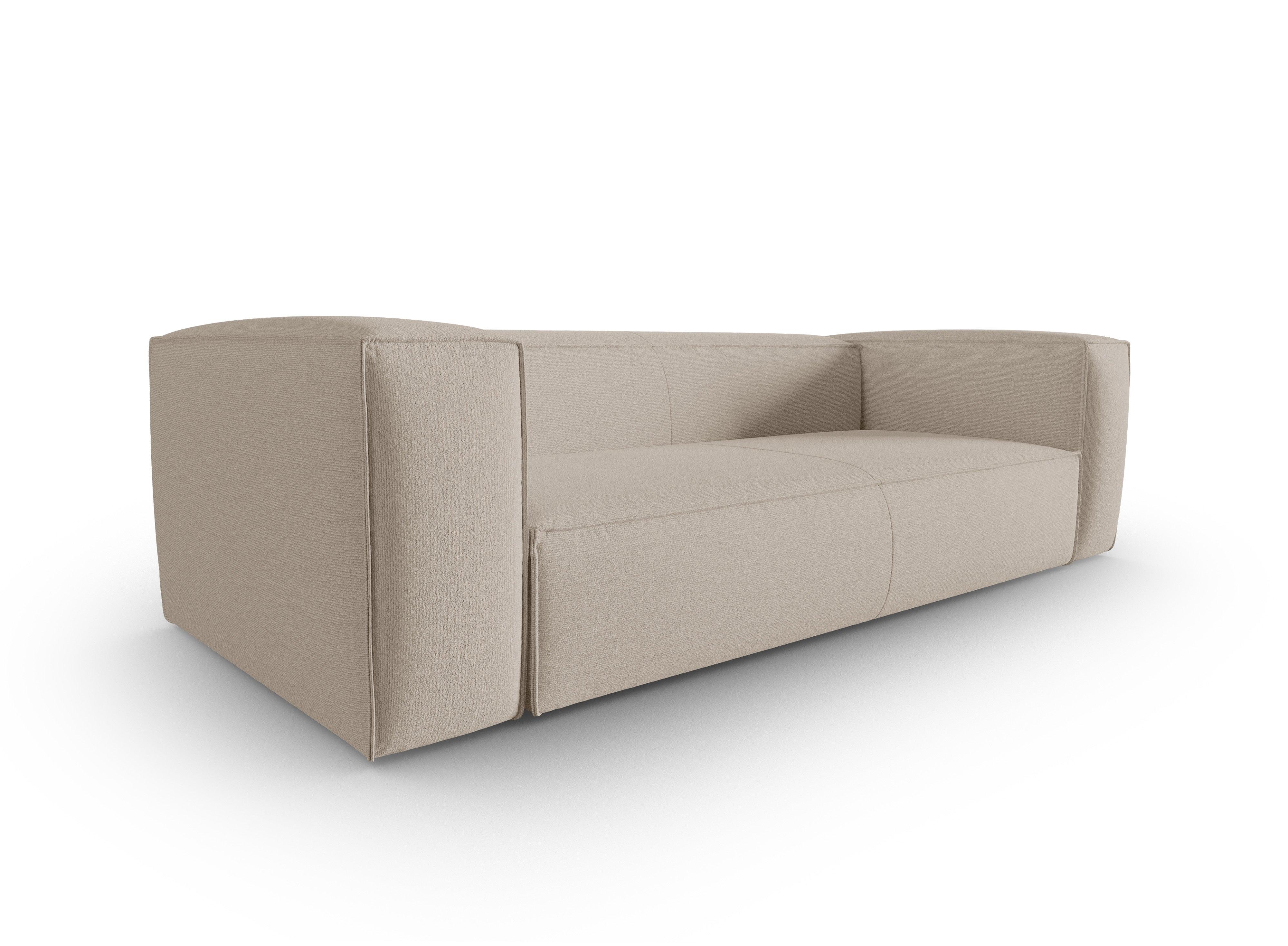 4-Sitzer-Sofa MACKAY beige Bouclé