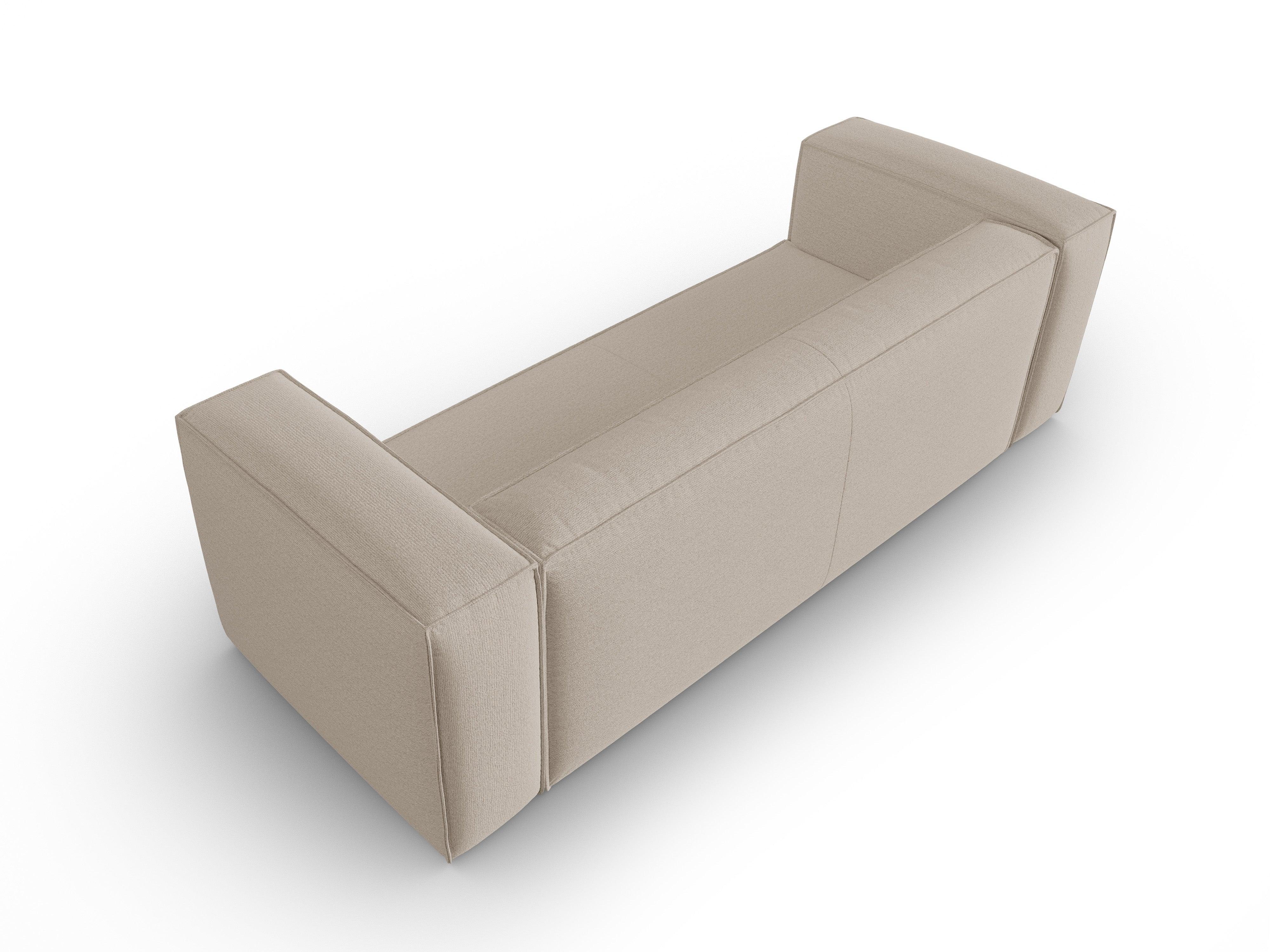 4-Sitzer-Sofa MACKAY beige Bouclé