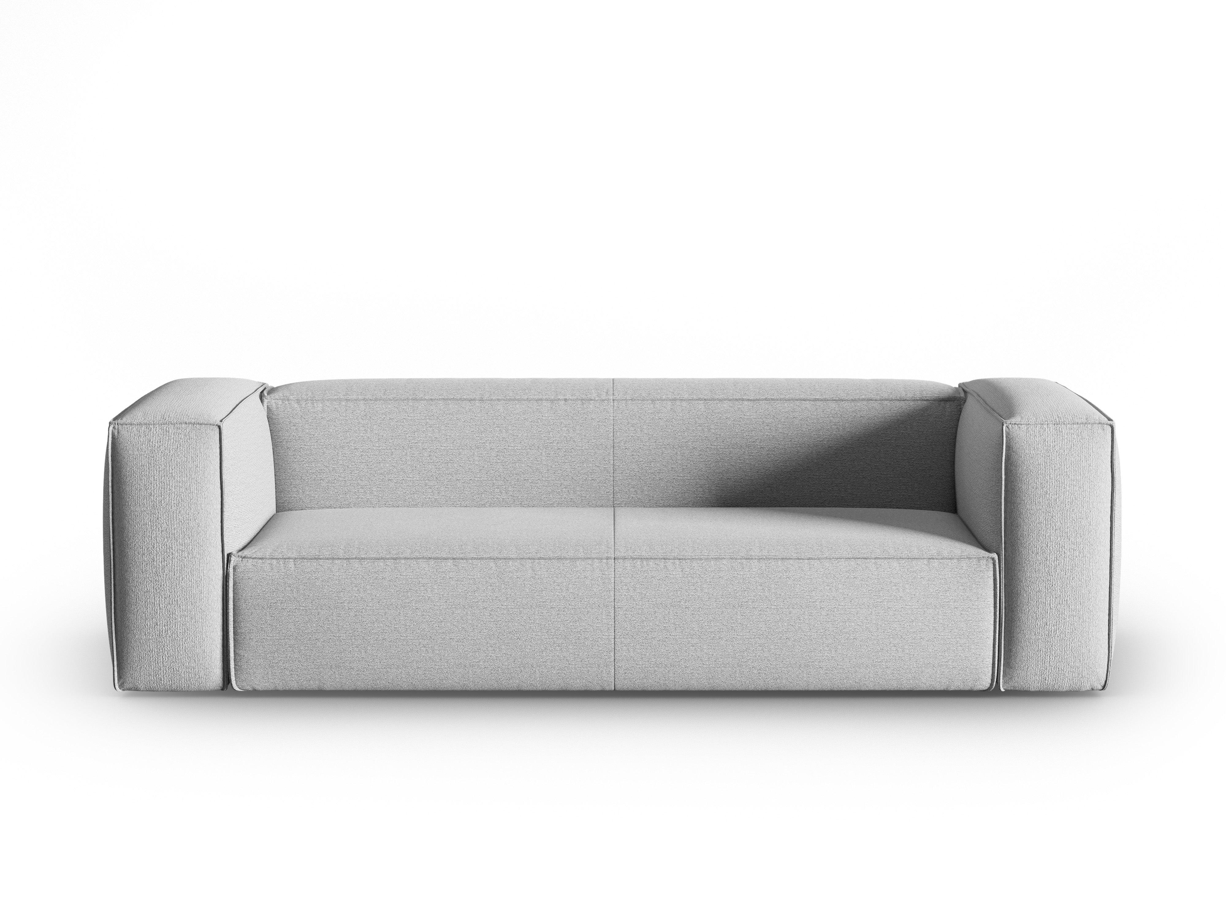 4-Sitzer-Sofa MACKAY grau Bouclé