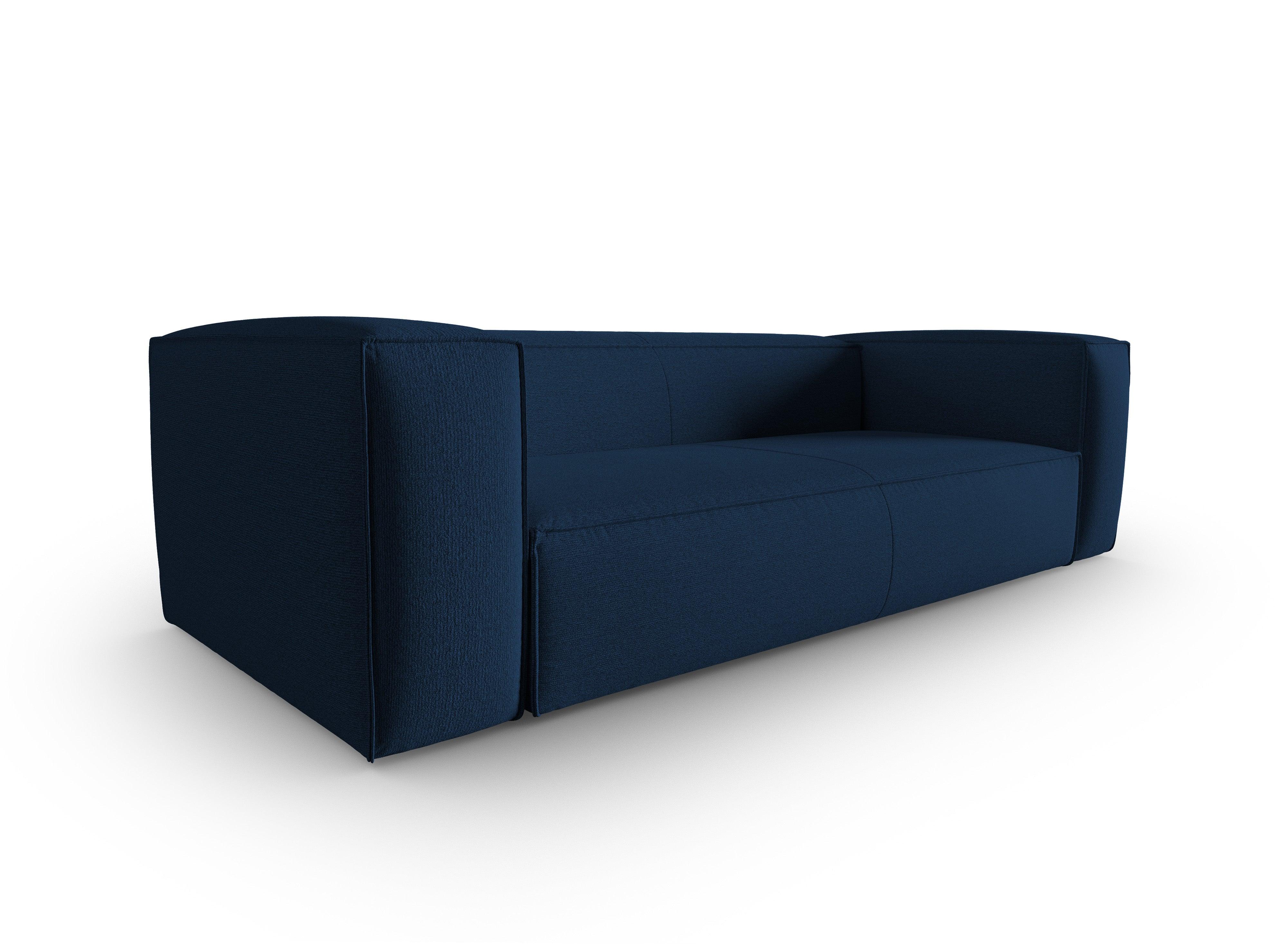 4-Sitzer-Sofa MACKAY dunkelblau Bouclé