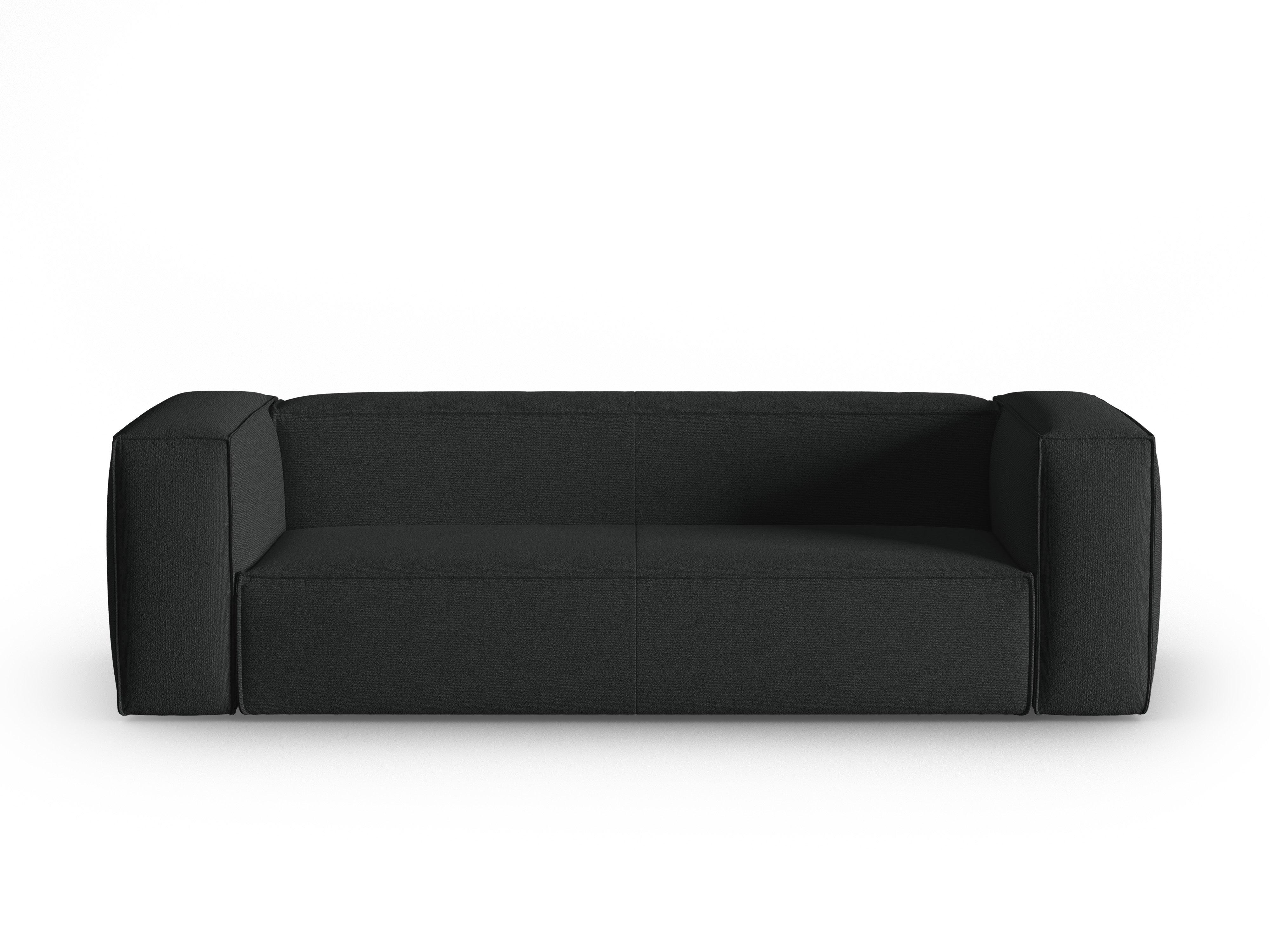 4-Sitzer Sofa MACKAY anthrazit Bouclé