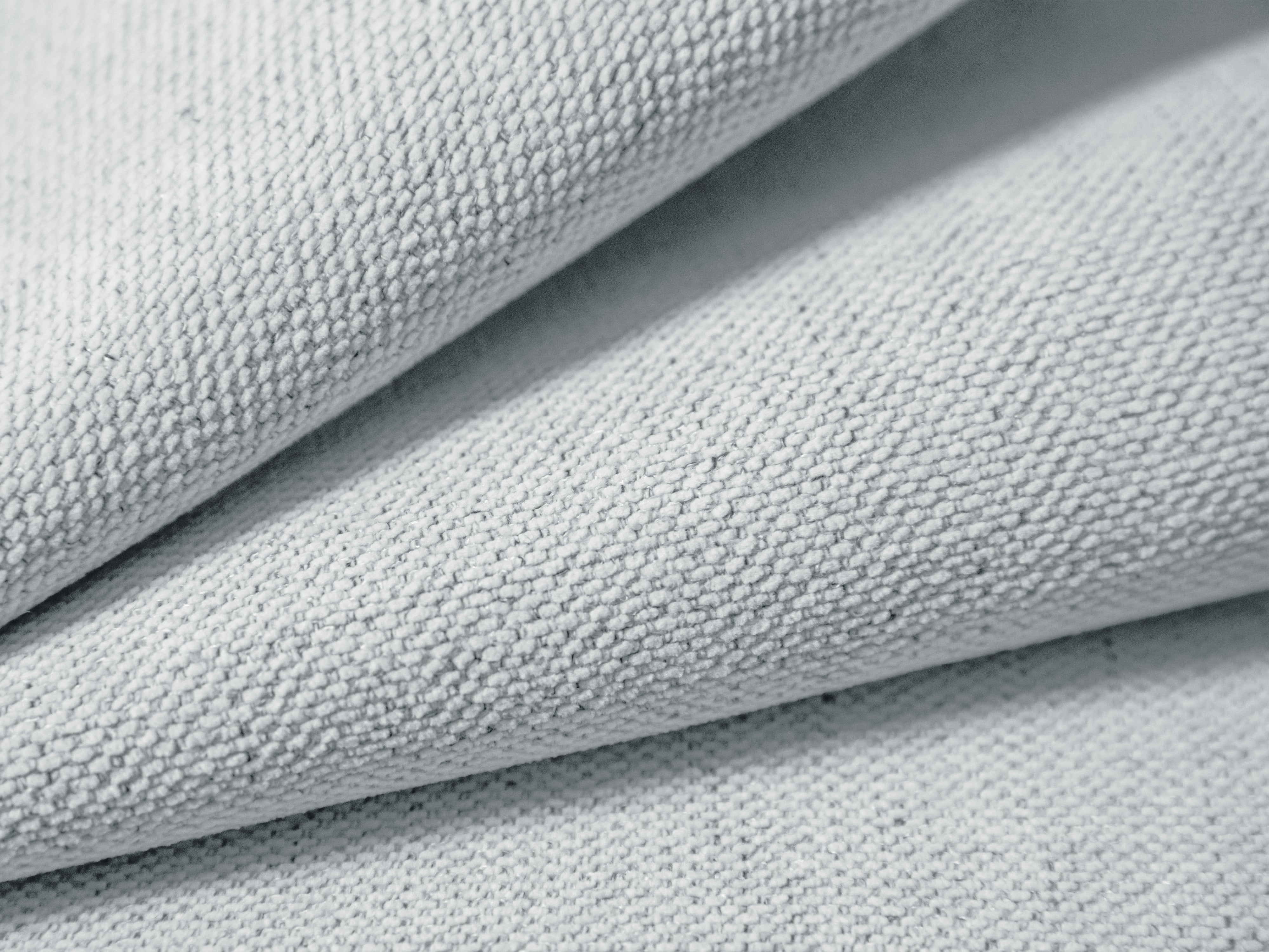 CAMPI light gray chenille bed