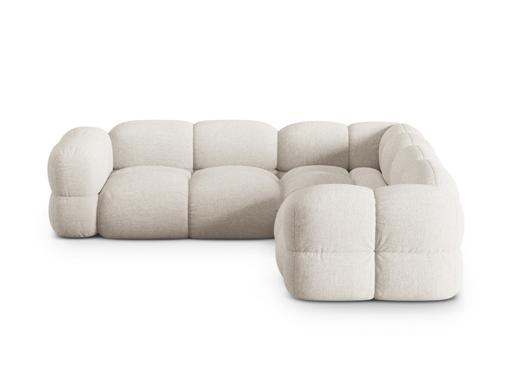 Symmetrical Corner Sofa LORETTO Light Beige