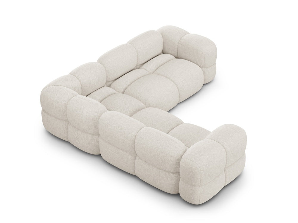 Symmetrical Corner Sofa LORETTO Light Beige