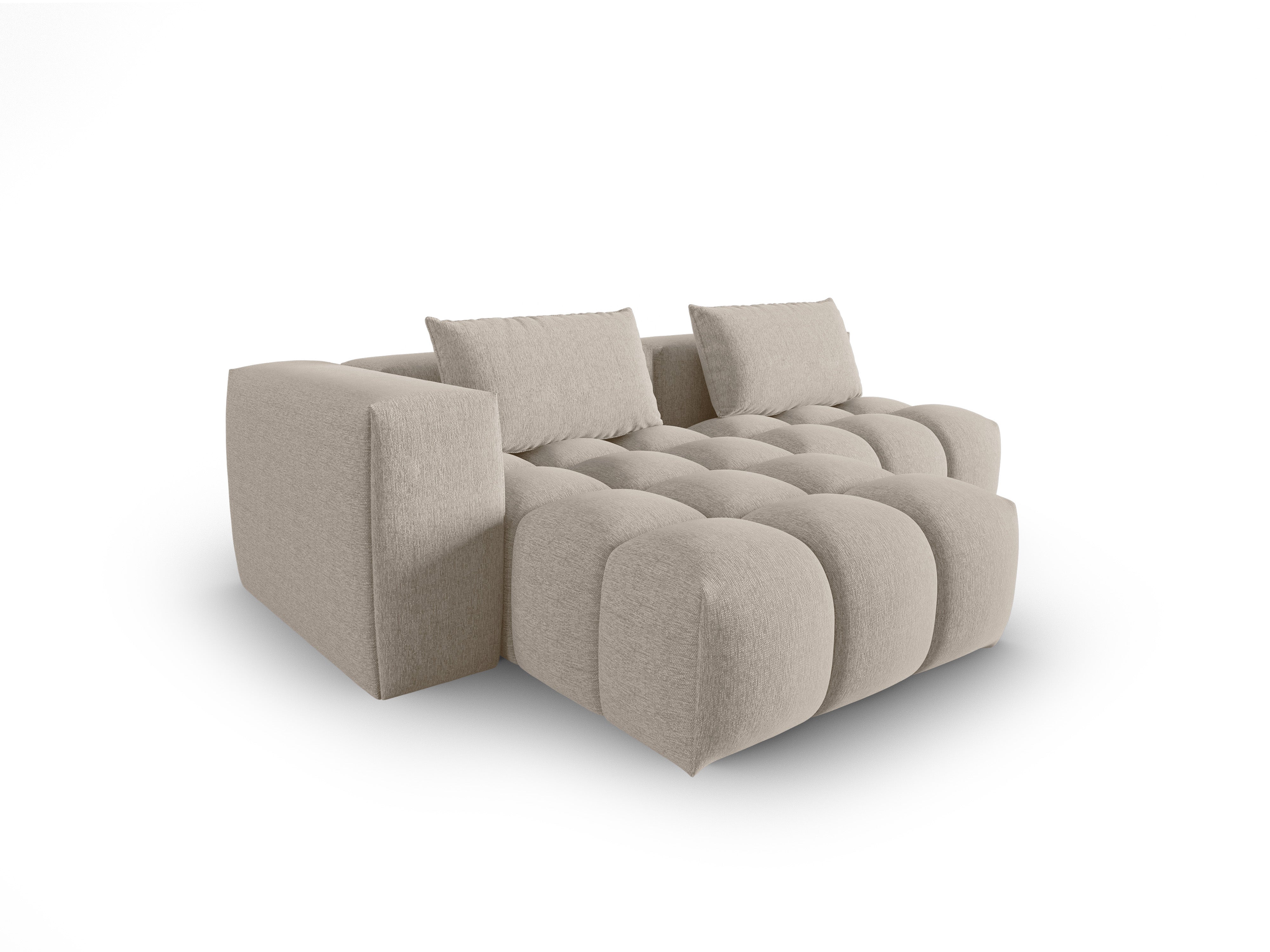 Ecksofa 3-sitzig links offen VERONA sandfarben