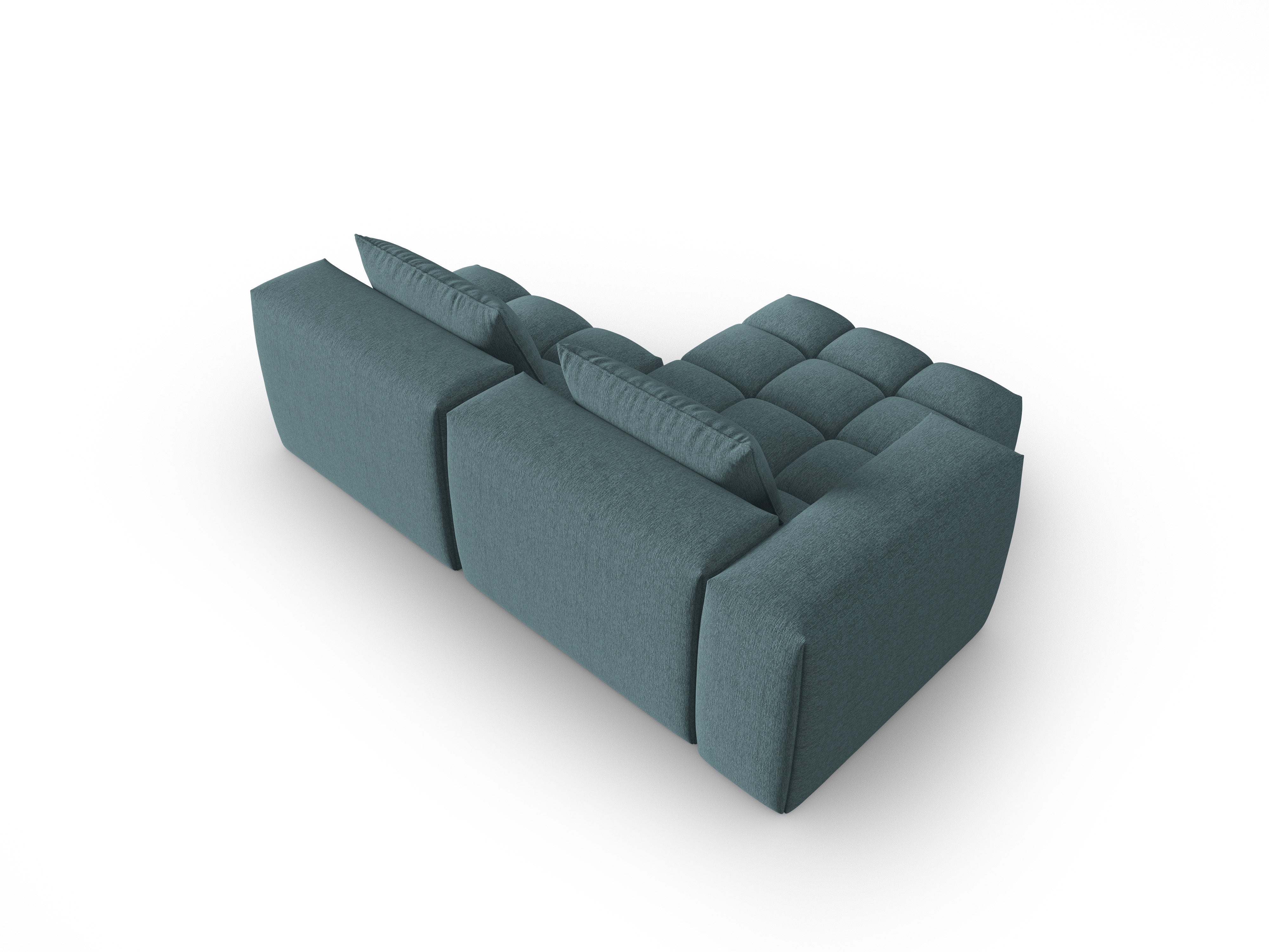 Ecksofa 3-Sitzer linksseitig offen VERONA hellblau