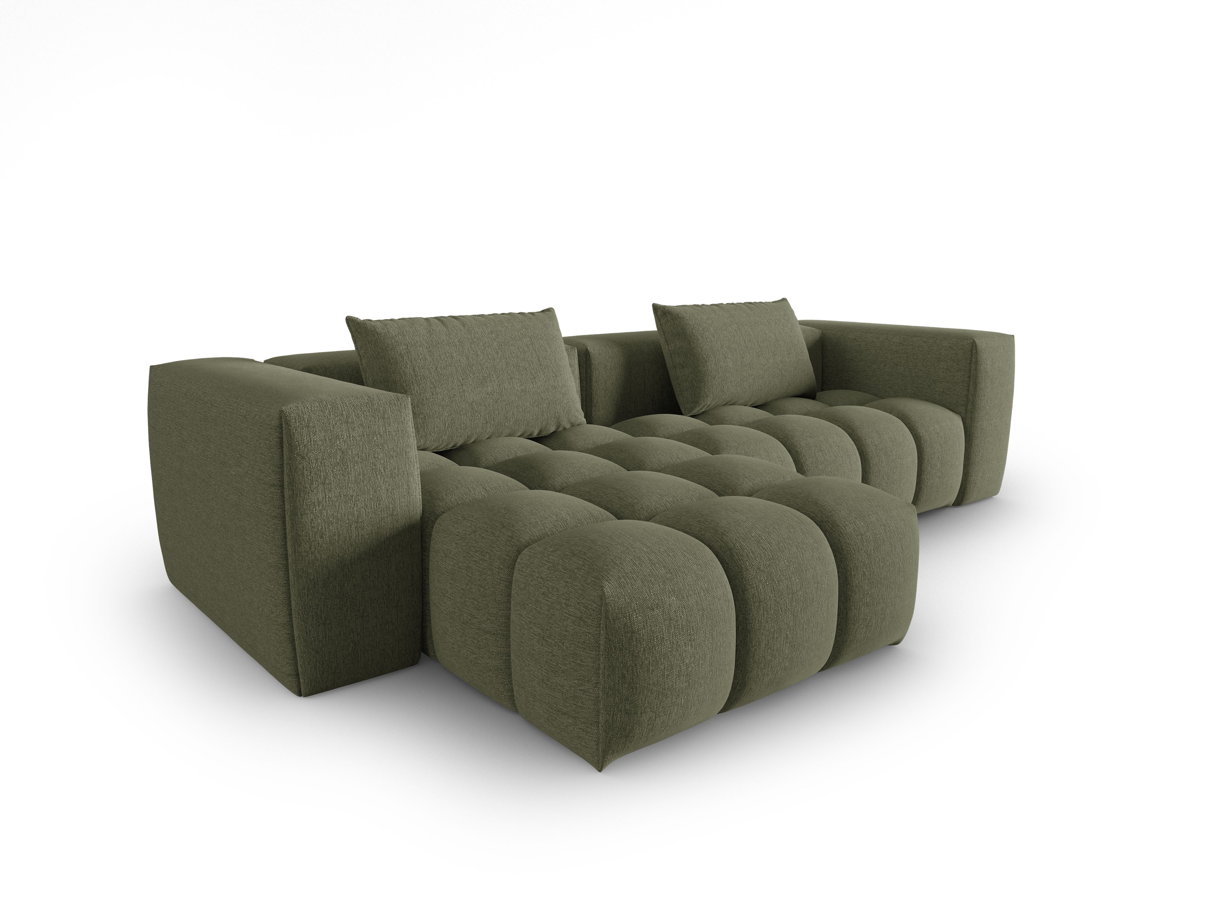 Ecksofa 3-sitzig links VERONA olivgrün