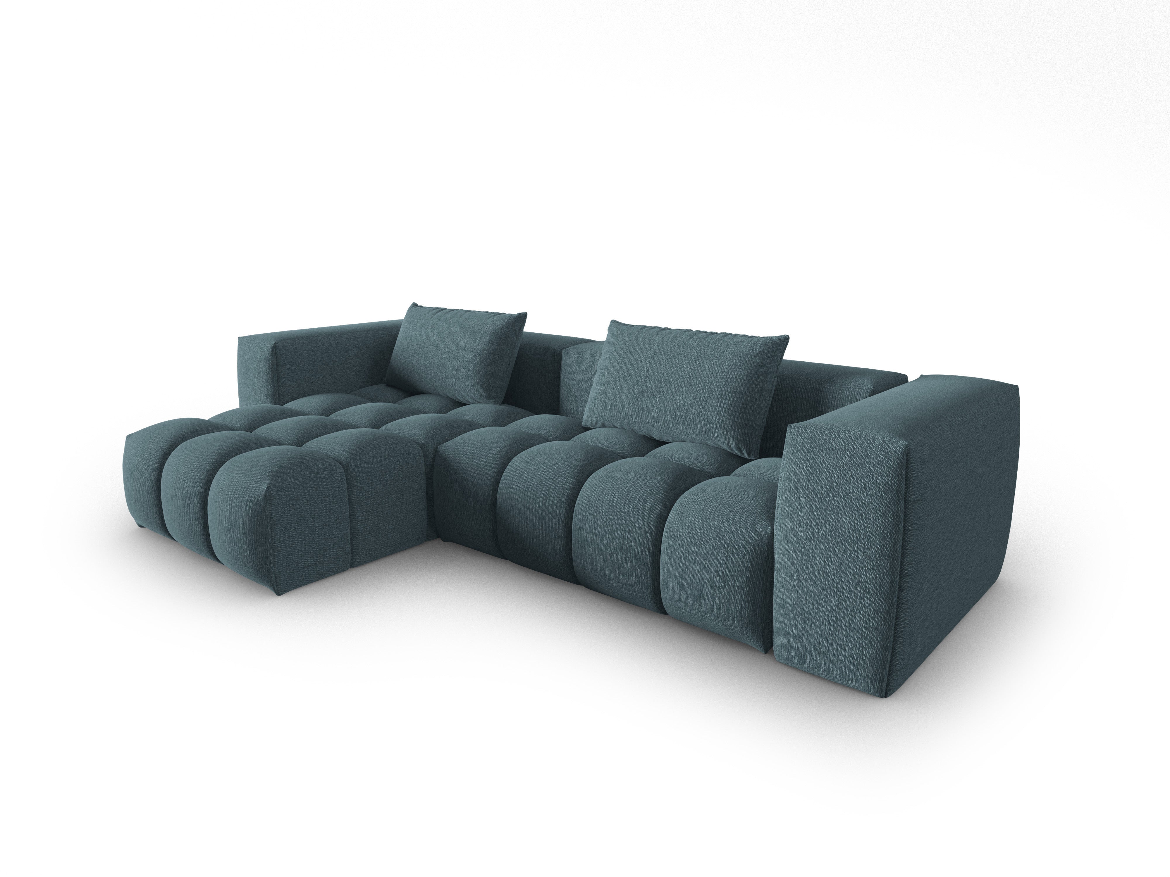 Ecksofa 3-sitzig links VERONA hellblau