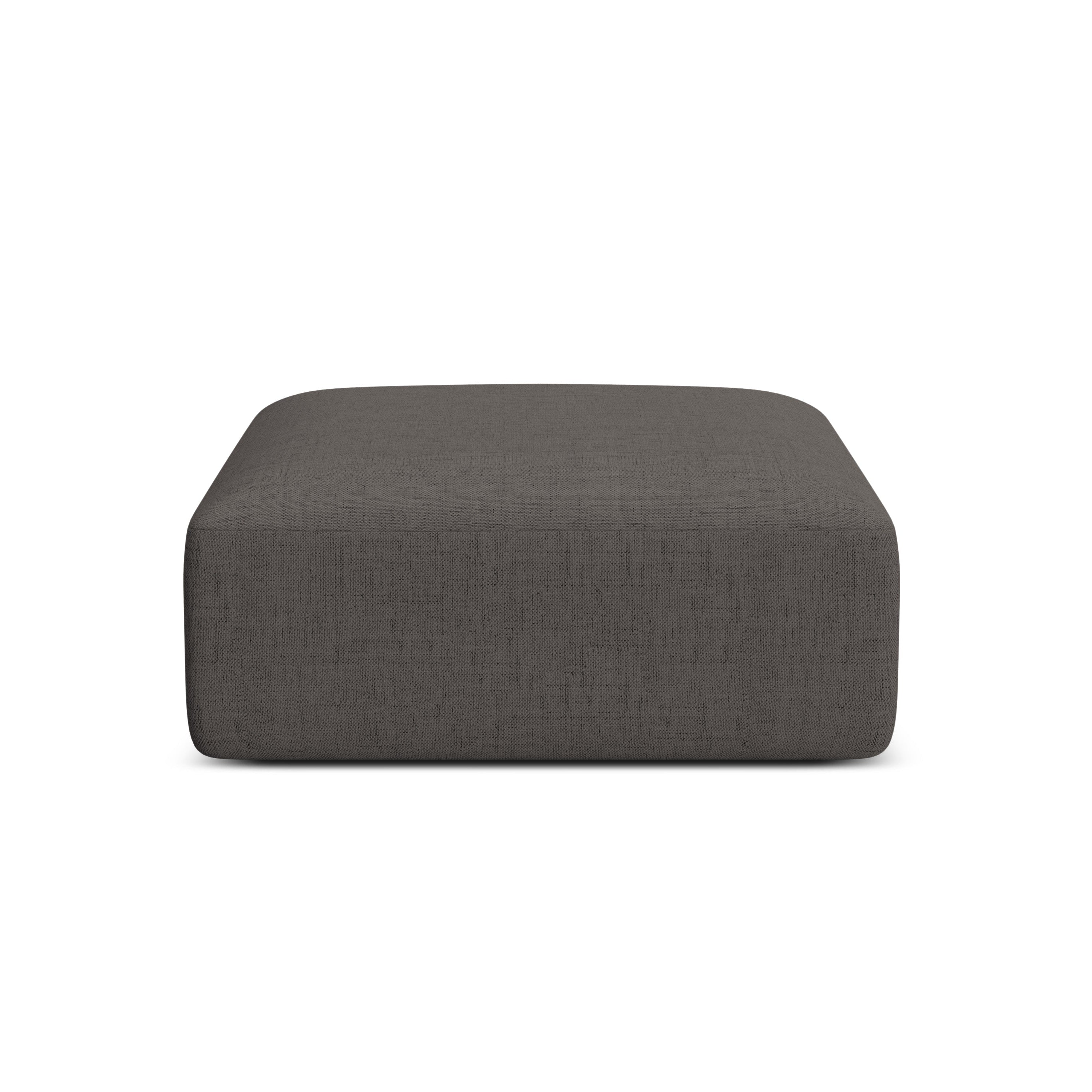 Puf CAMPI grauer Chenille