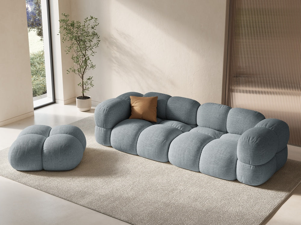 Puf LORETTO pastellblau