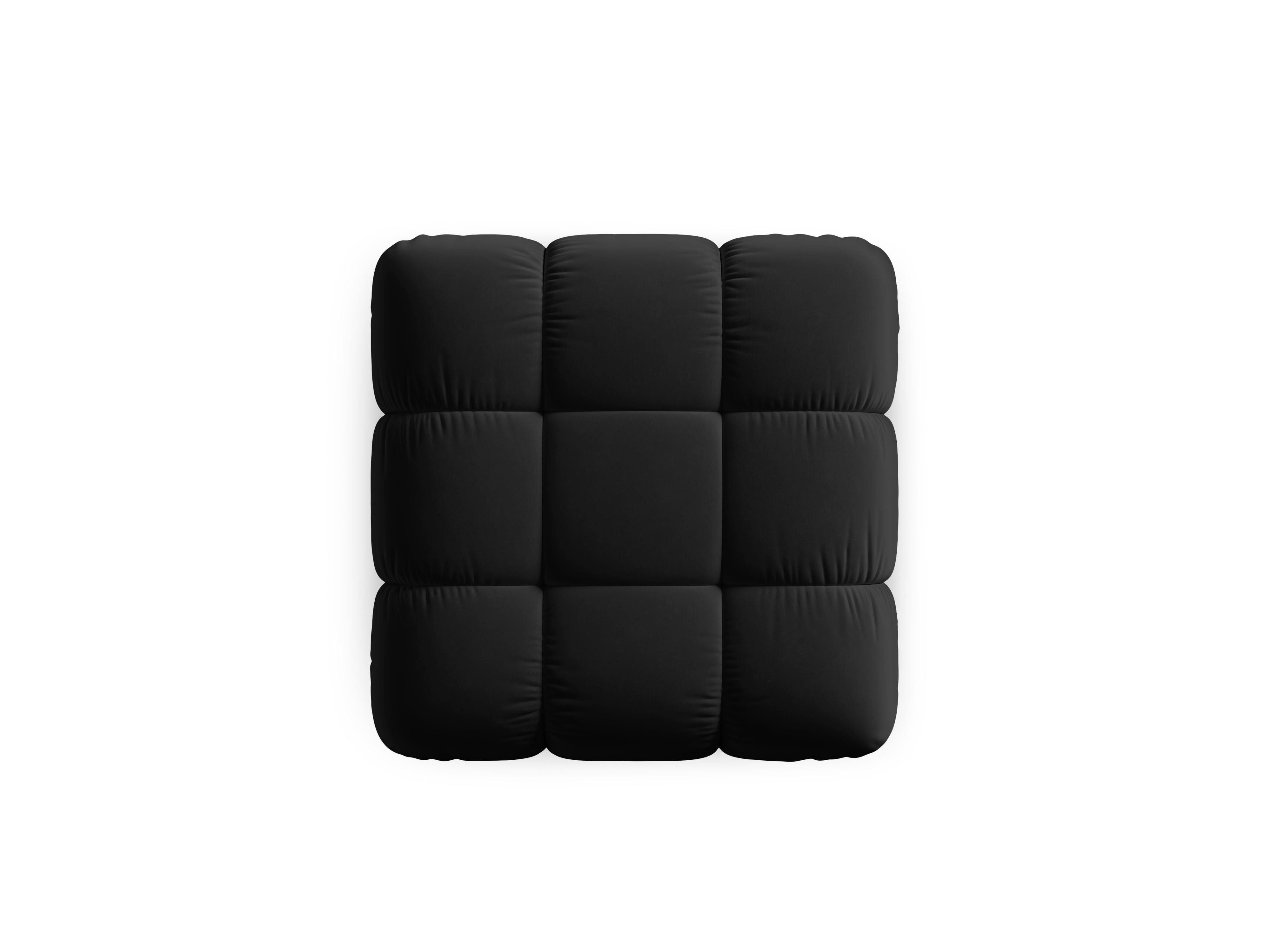 Samtpouf CORTINA schwarz