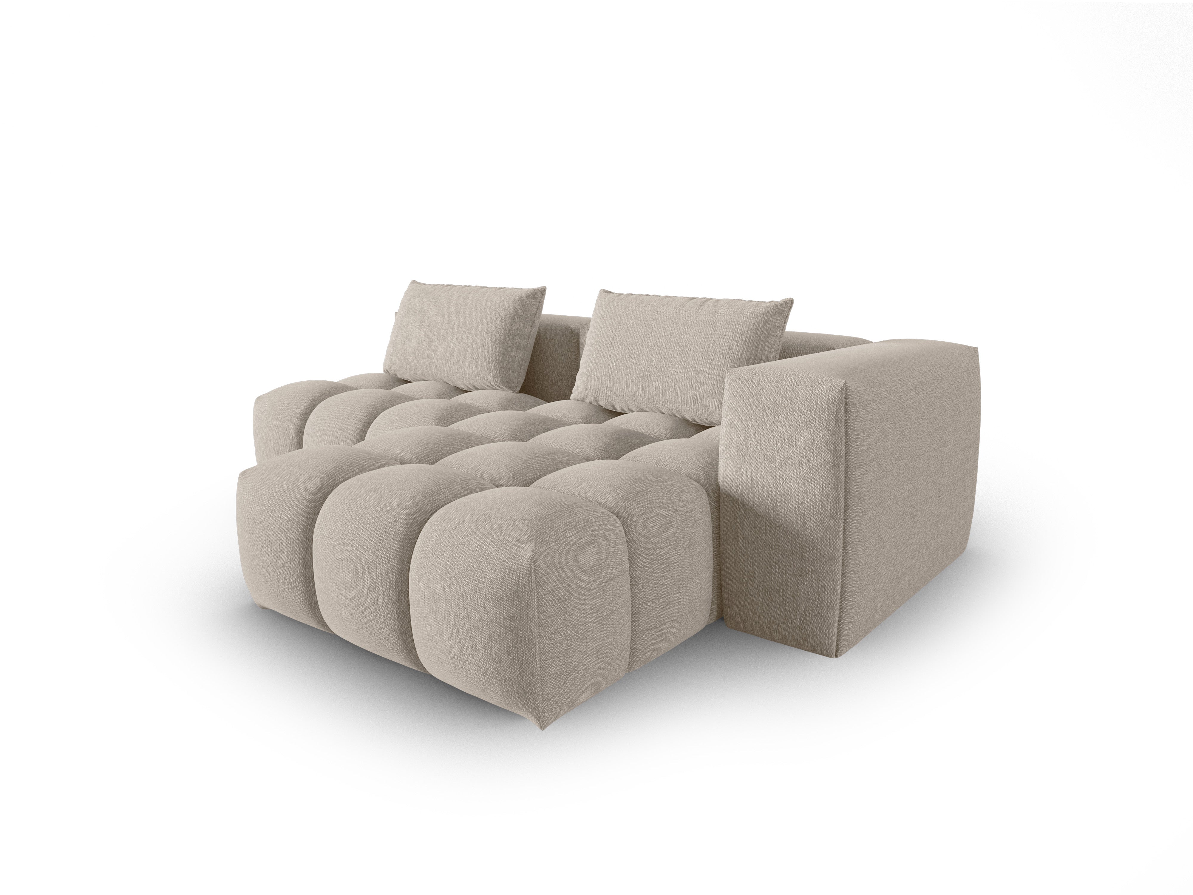 3-sitziger offener Ecksofa VERONA sandfarben rechts