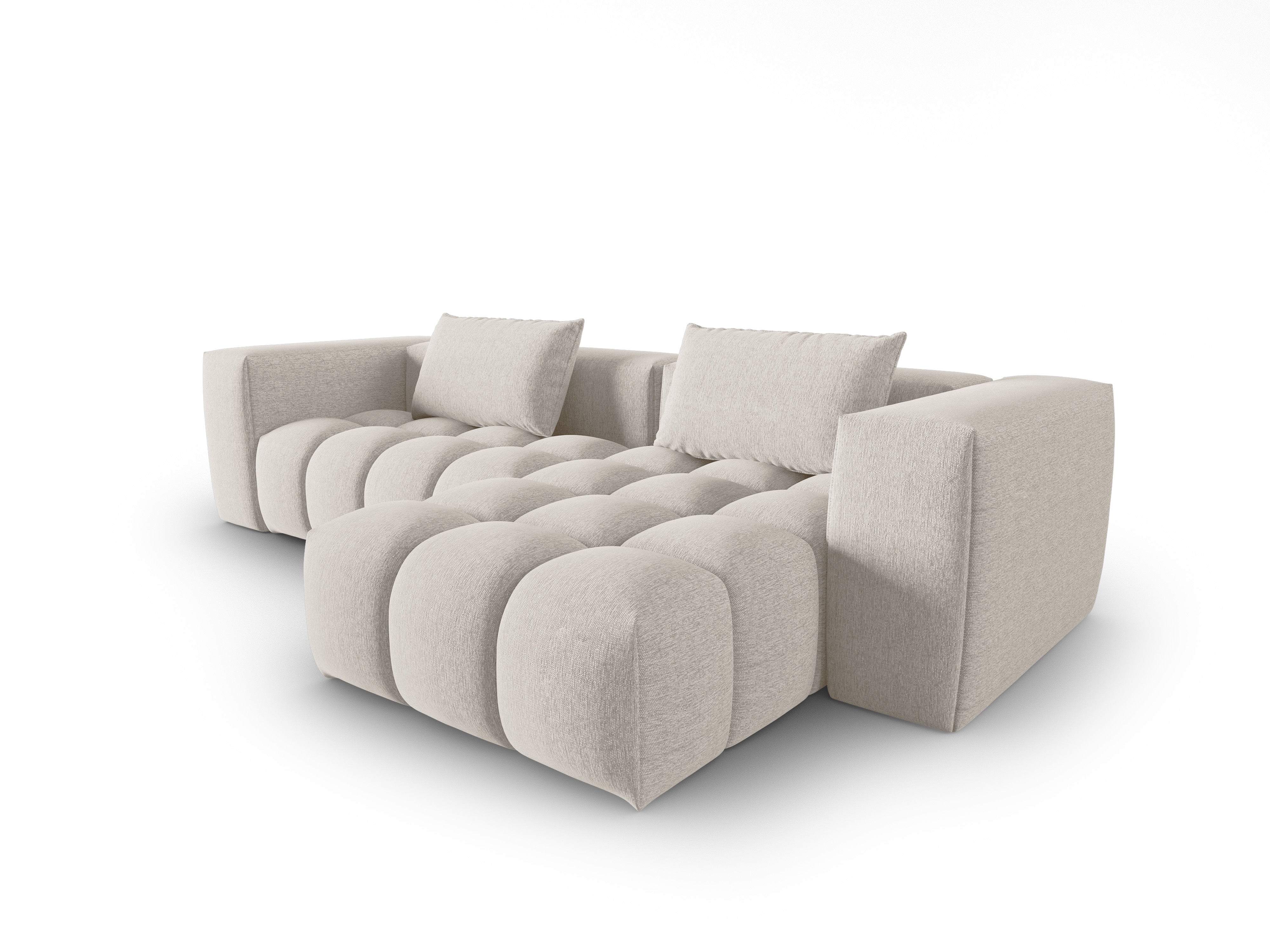 3-sitziges rechtsseitiges Ecksofa VERONA beige