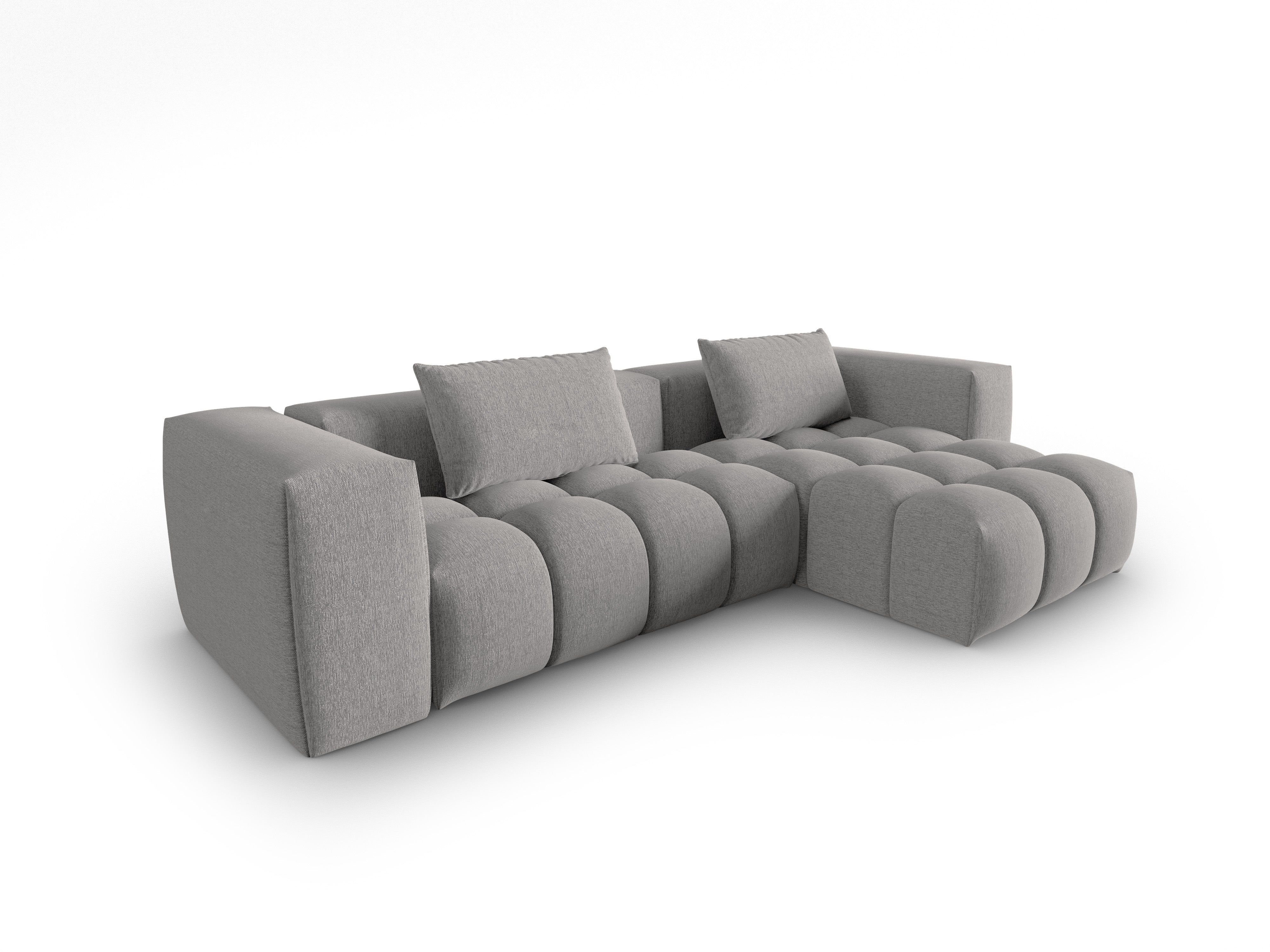 3-sitziges rechtsseitiges Ecksofa VERONA warmgrau