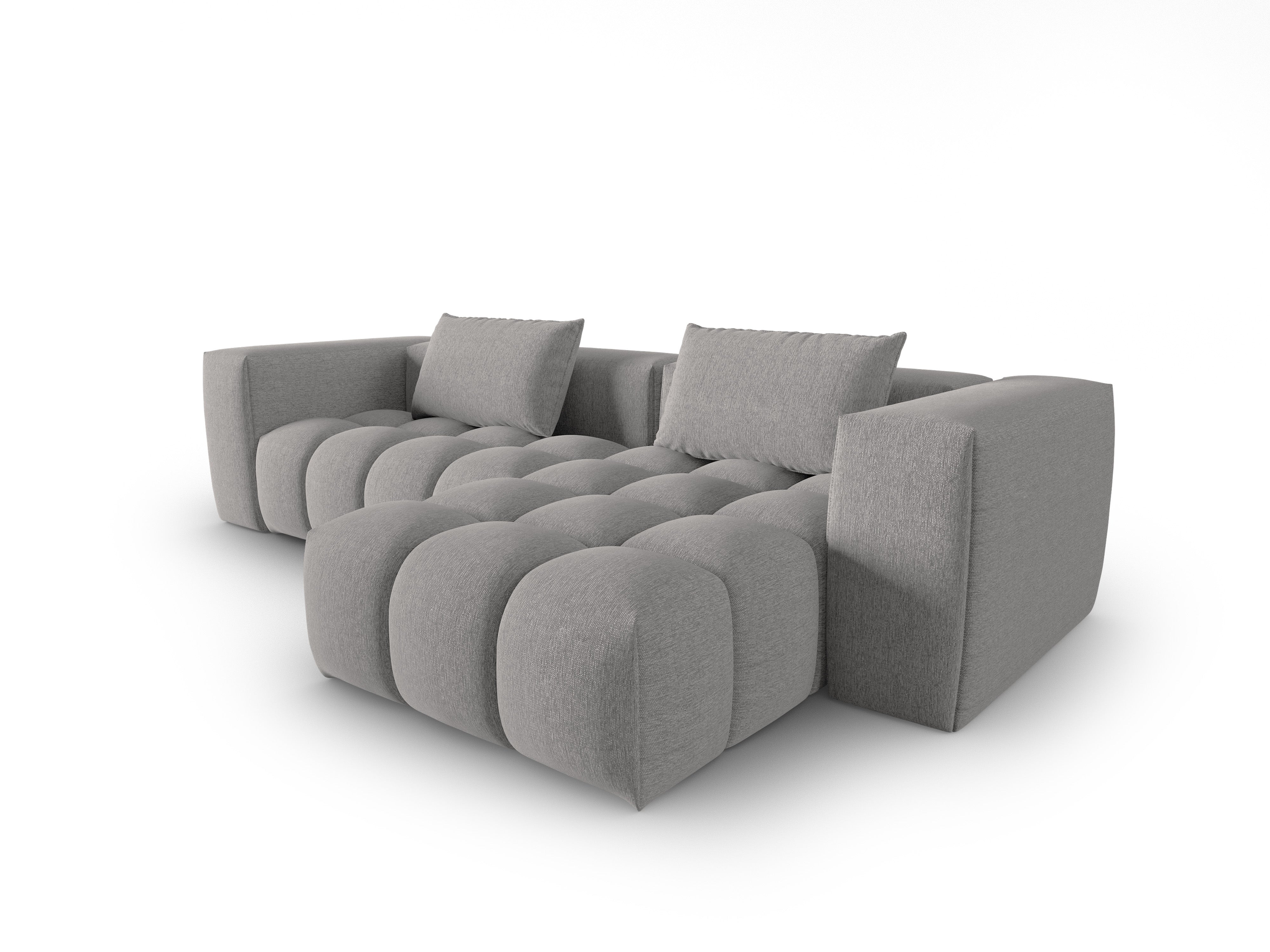 3-sitziges rechtsseitiges Ecksofa VERONA warmgrau