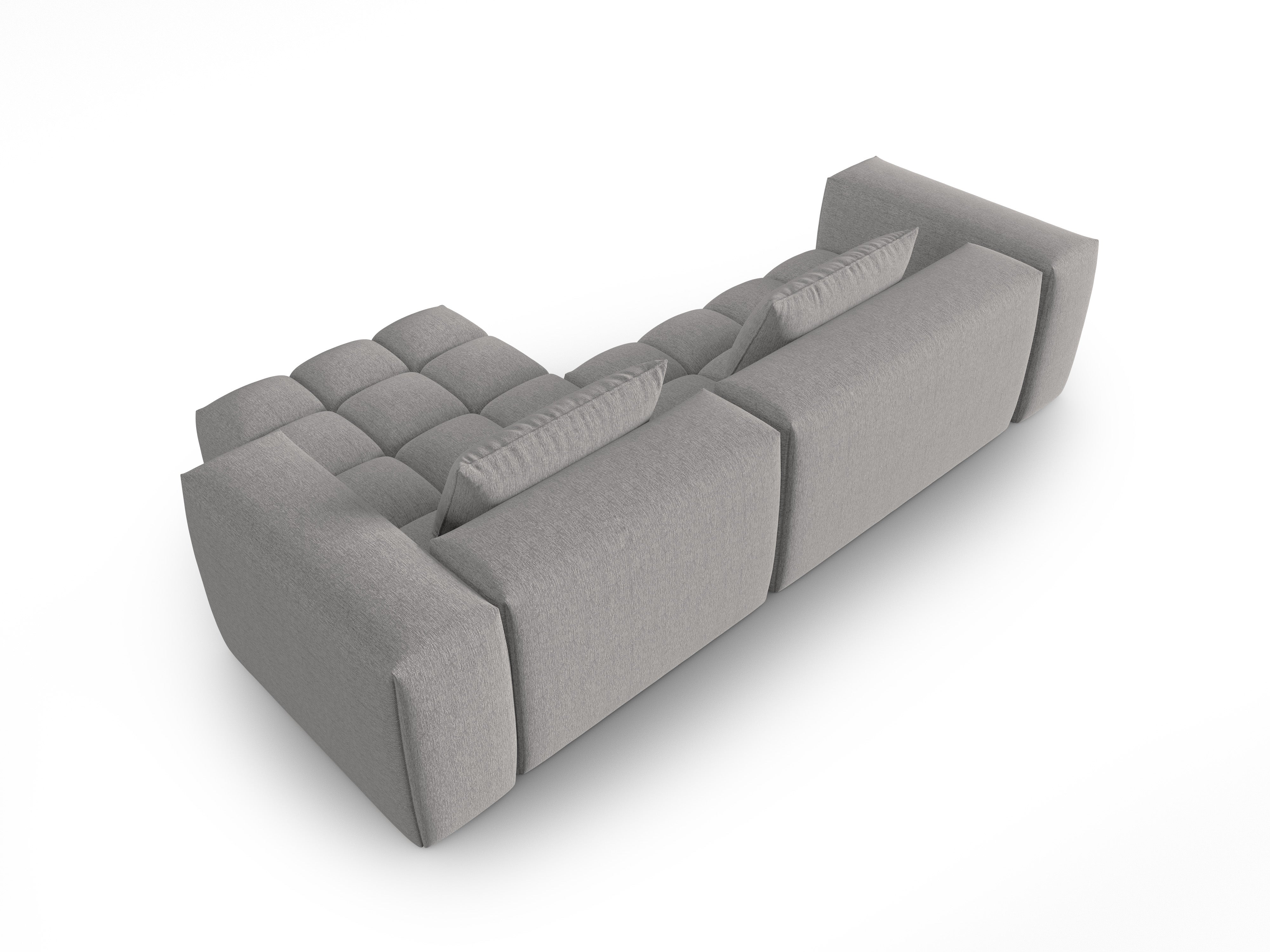 3-sitziges rechtsseitiges Ecksofa VERONA warmgrau