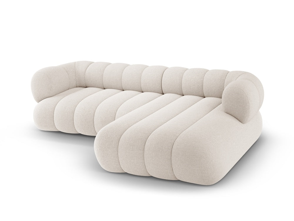 Fünfsitzer Ecksofa rechts KOGE cremefarben