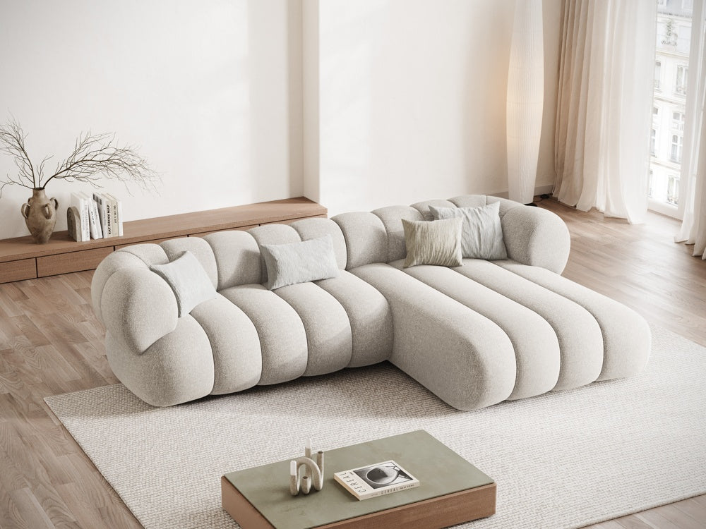 Fünfsitzer Ecksofa rechts KOGE cremefarben