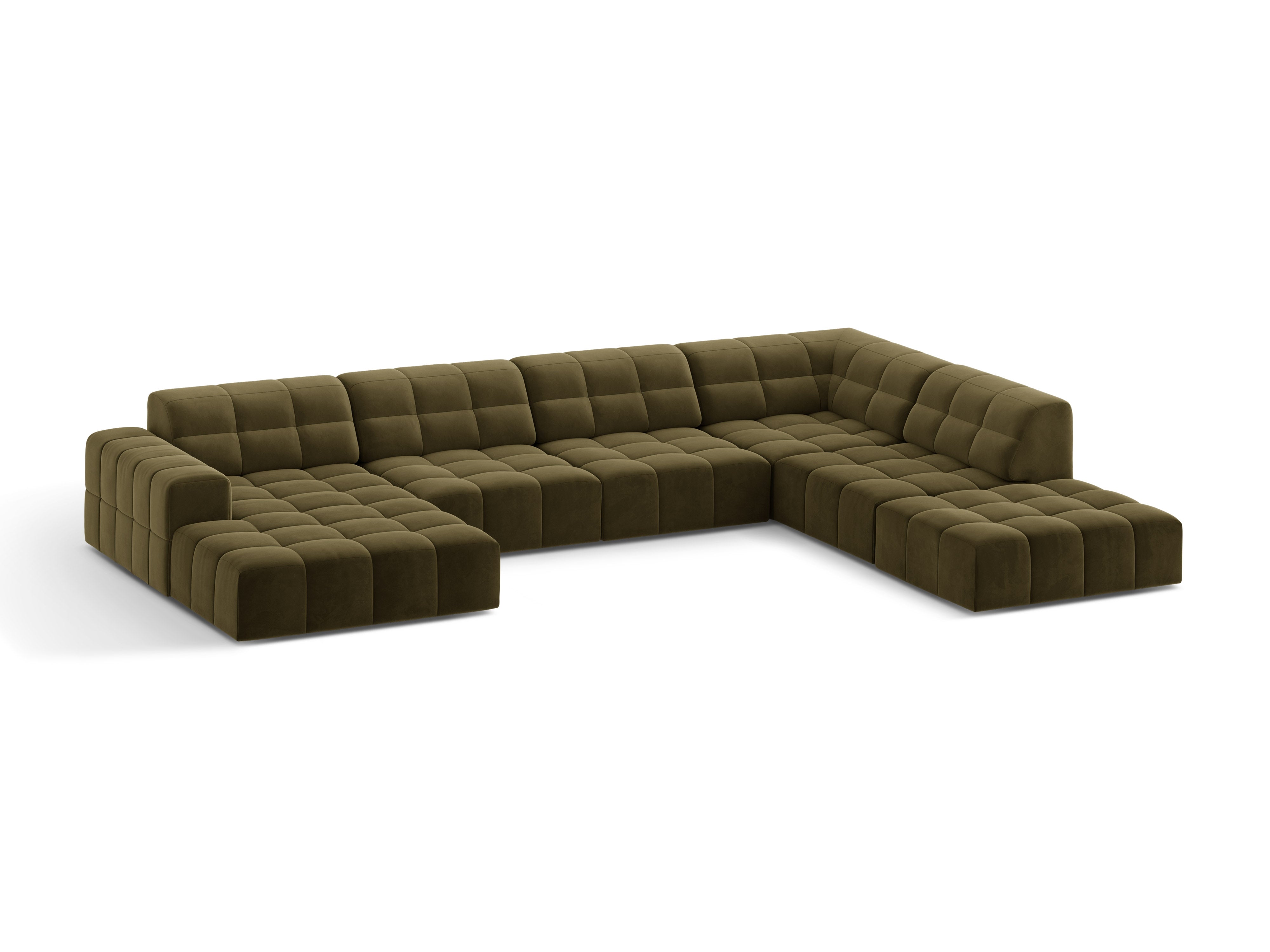 Velvet -Ecke im samtrischen Oliven -Chicago