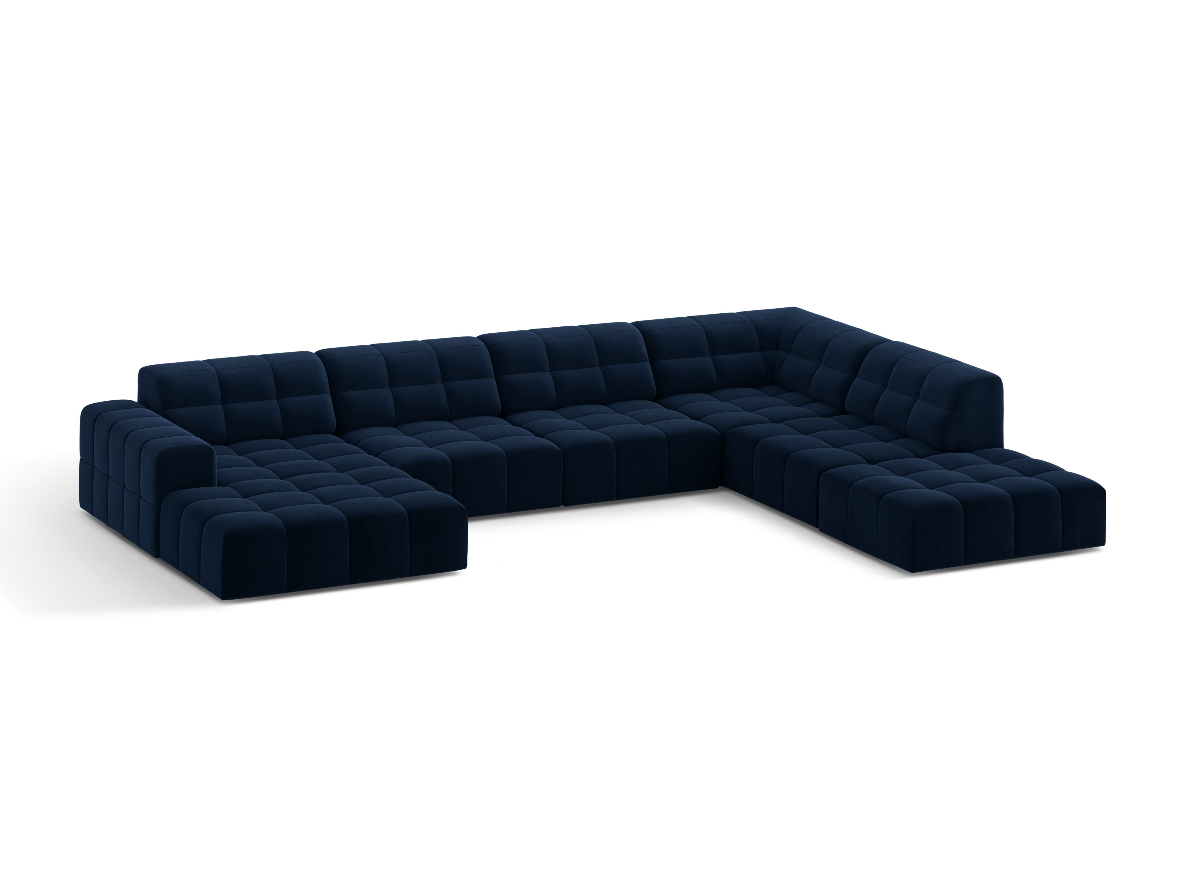 Eine Ecke in Form von Samt rechts -Chicago Royal Navy Blau