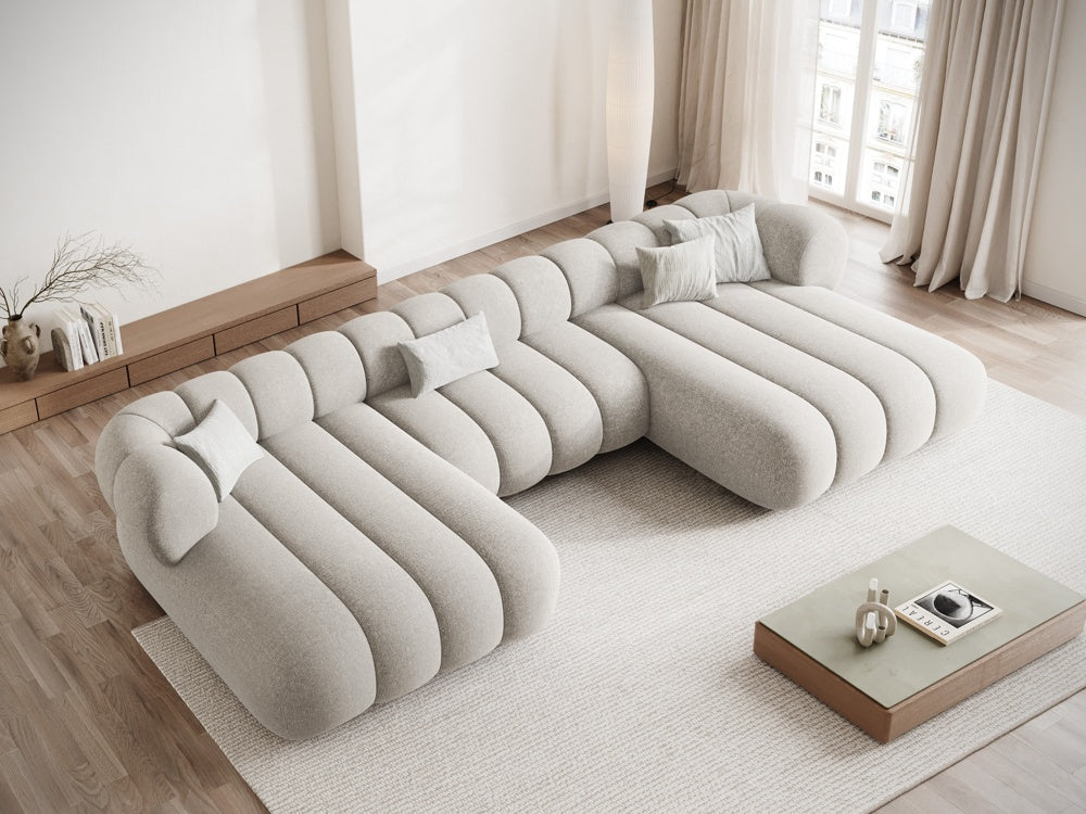 Panoramisches Sofa für 6 Personen KOGE cremefarben